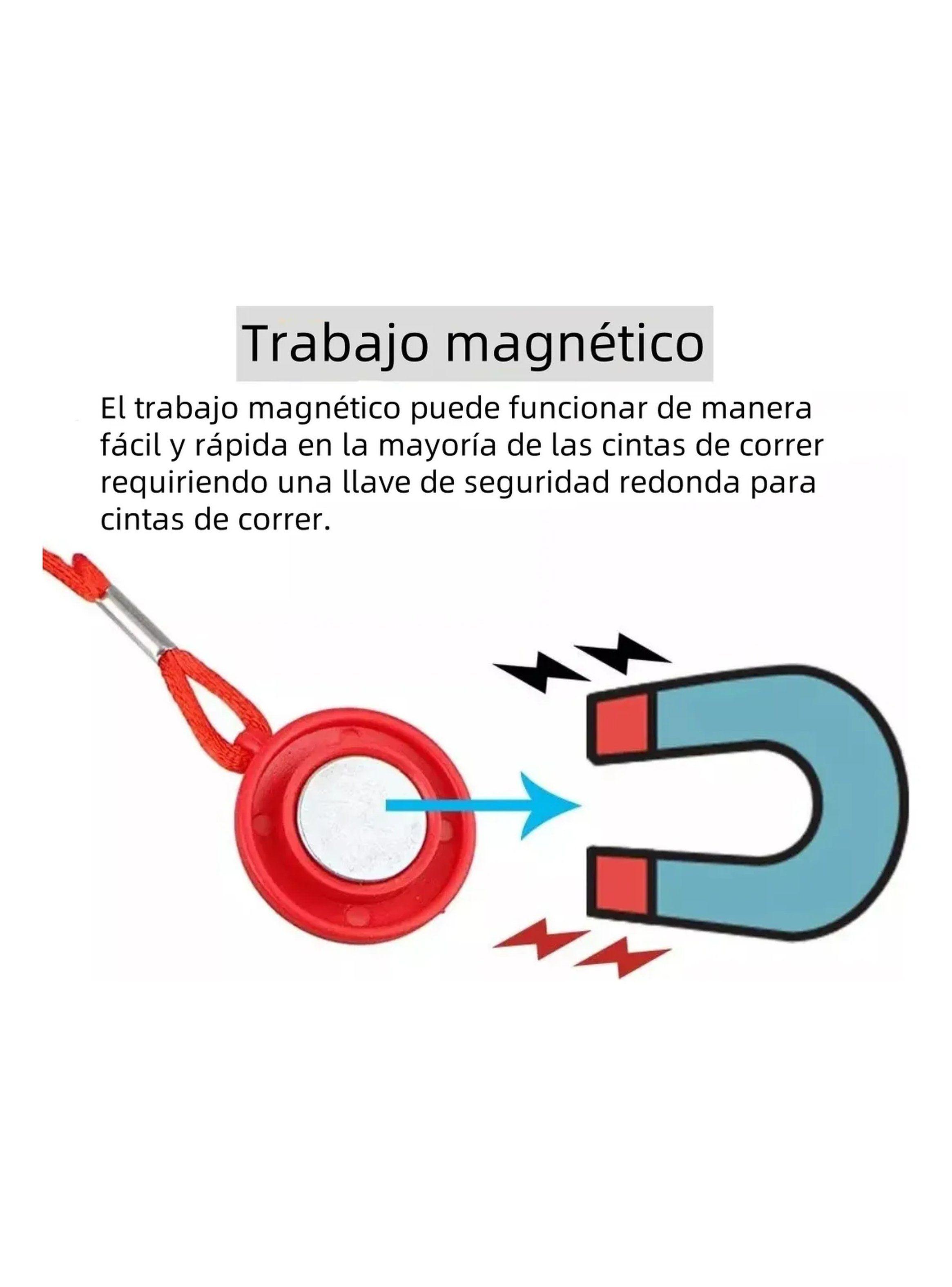 Llave de Seguridad para Cinta de Correr Ajustable 1M Roja-3