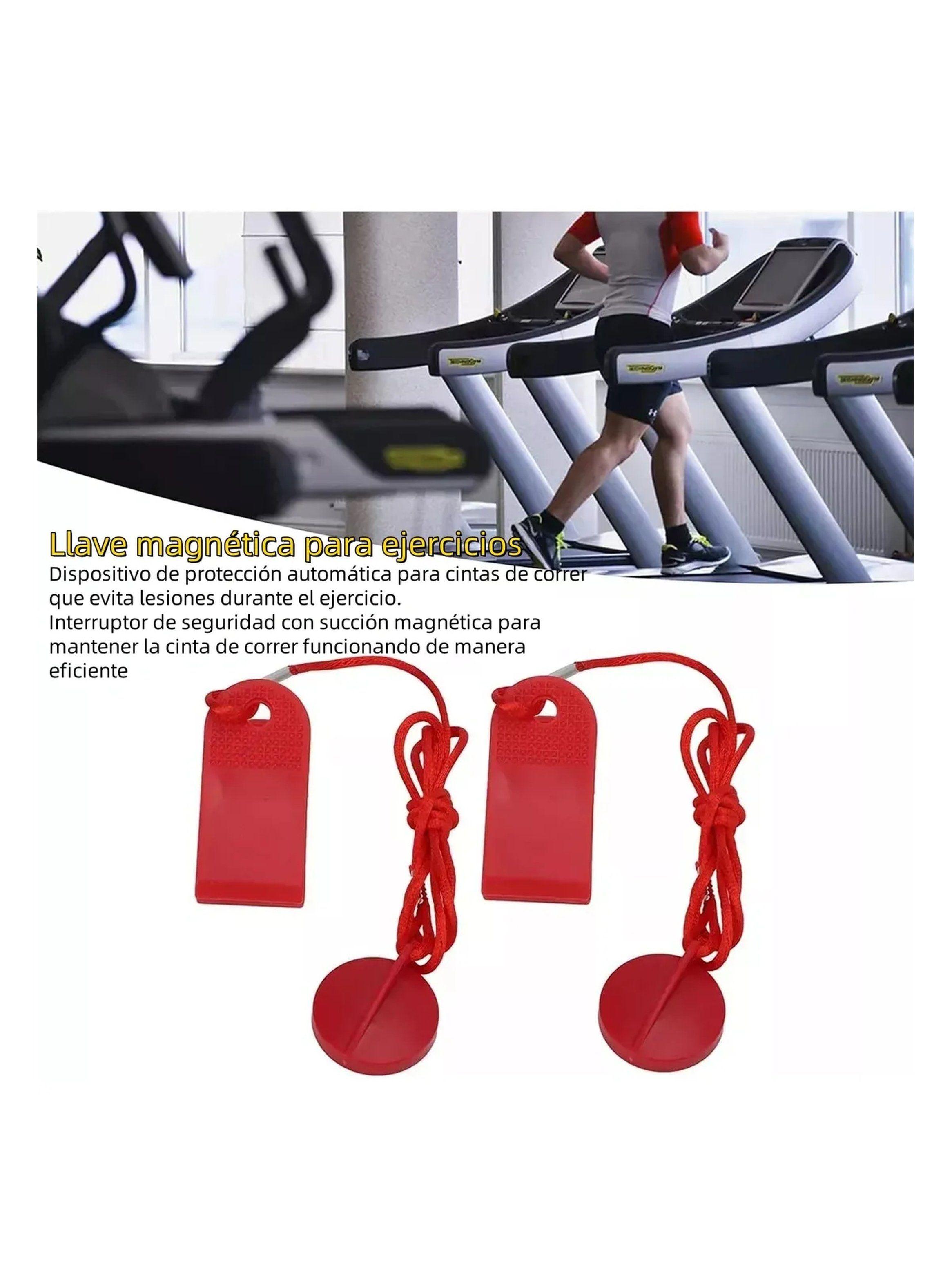 Llave de Seguridad para Cinta de Correr Ajustable 1M Roja-4