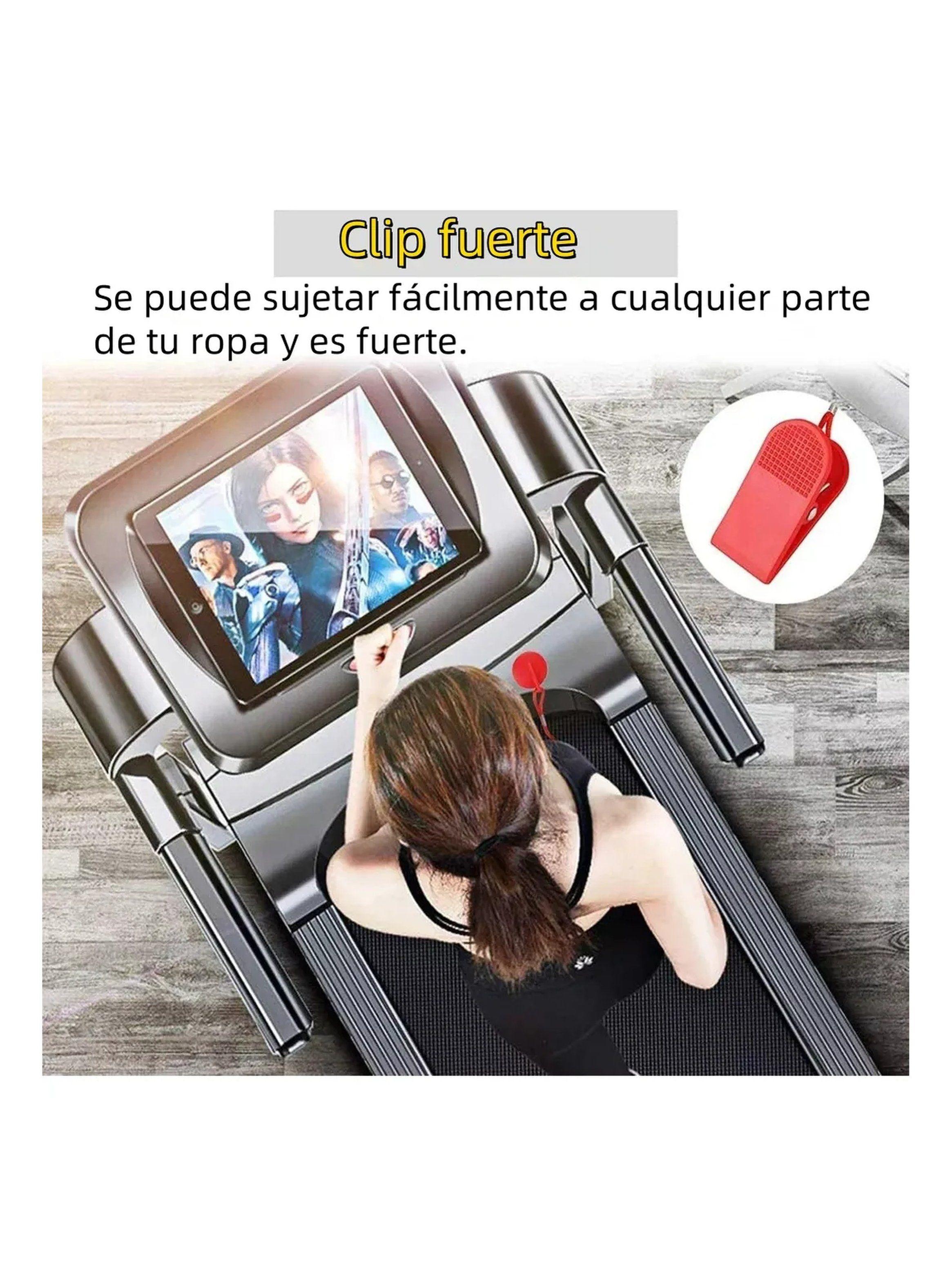 Llave de Seguridad para Cinta de Correr Ajustable 1M Roja-6