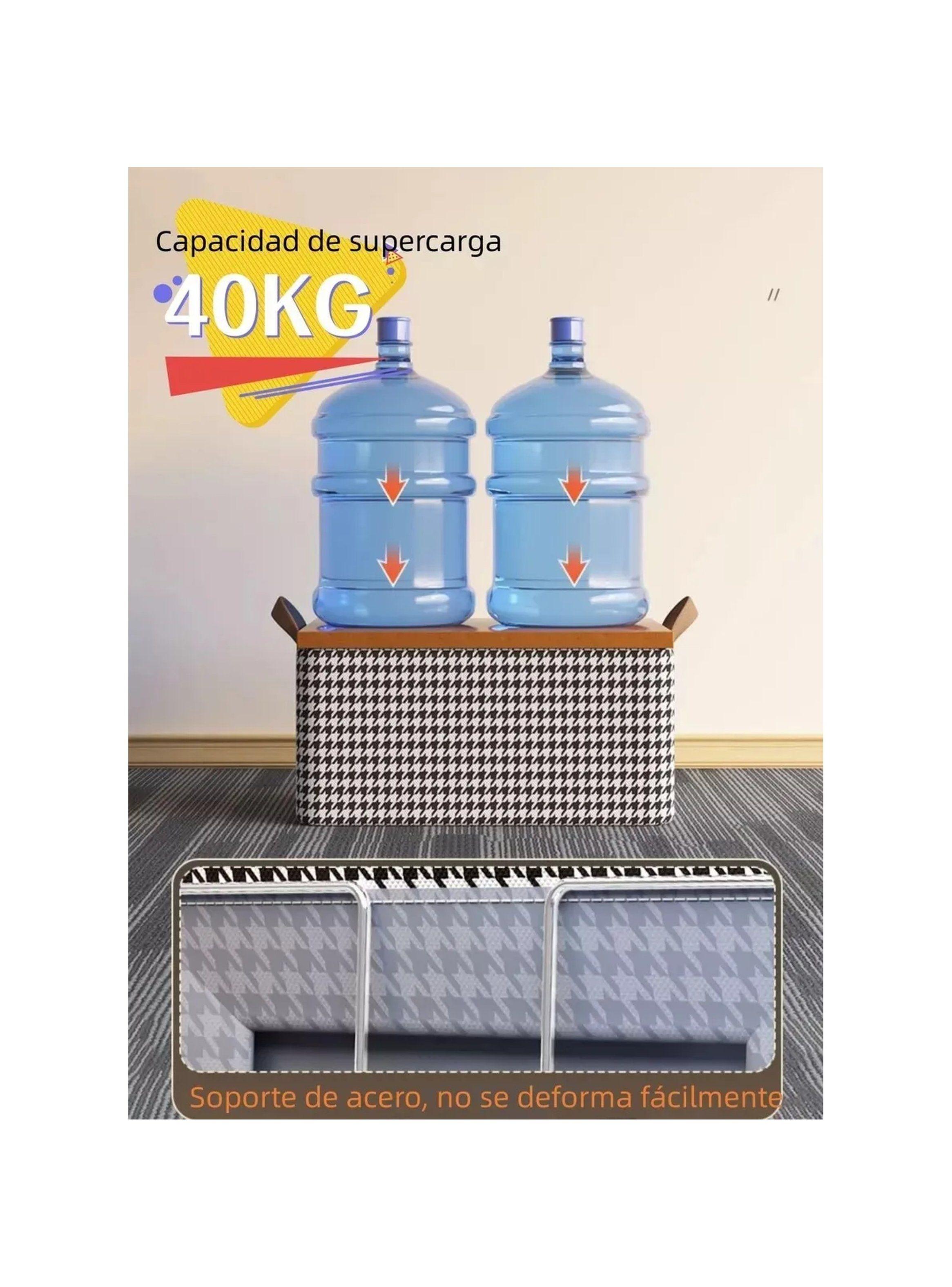 Caja Organizadora Estruturada Tela Pata de Gallo con Asas-6