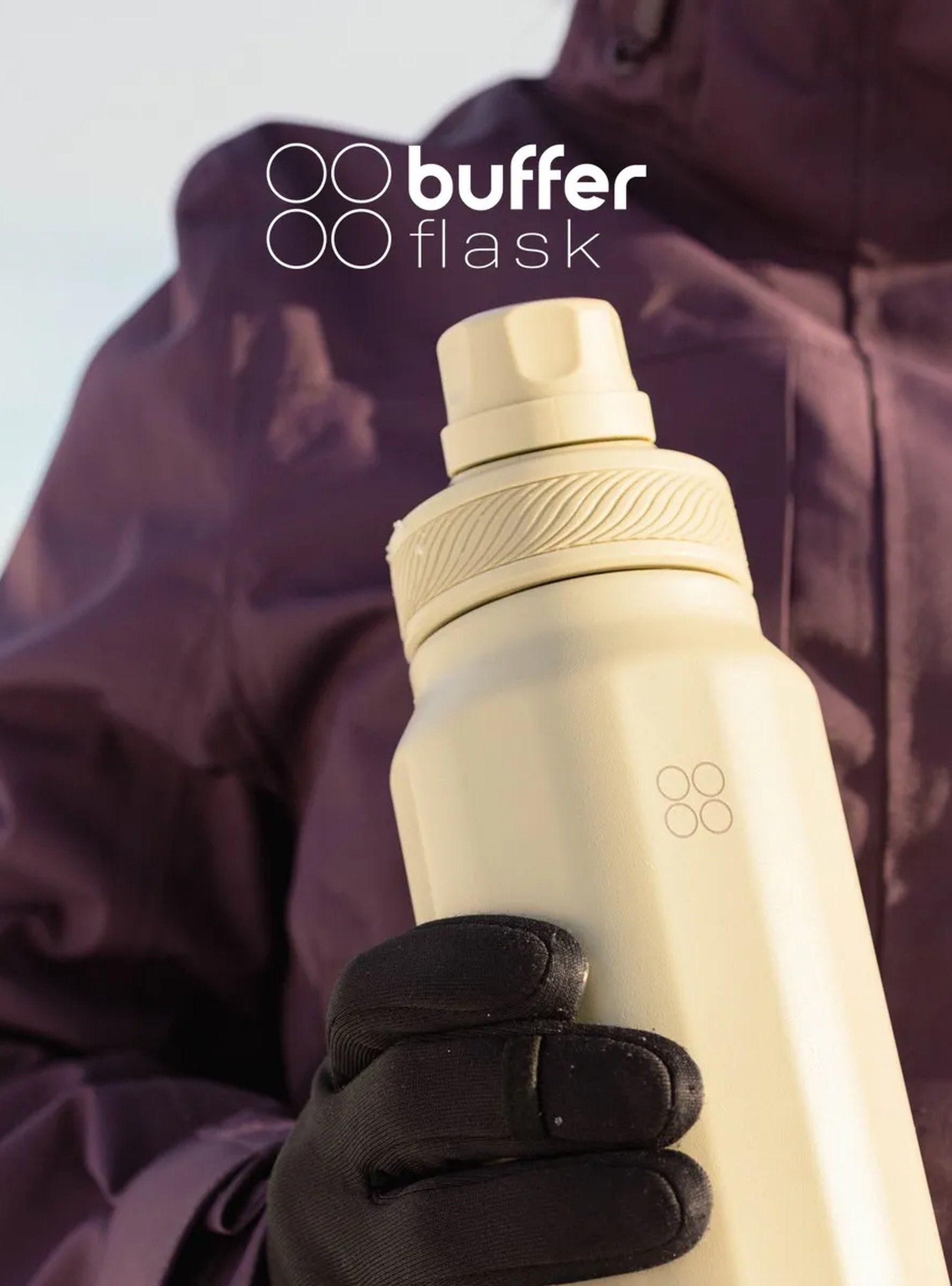 Termo Acero Inoxidable 700ml Blanco Aislamiento 24 Horas-7