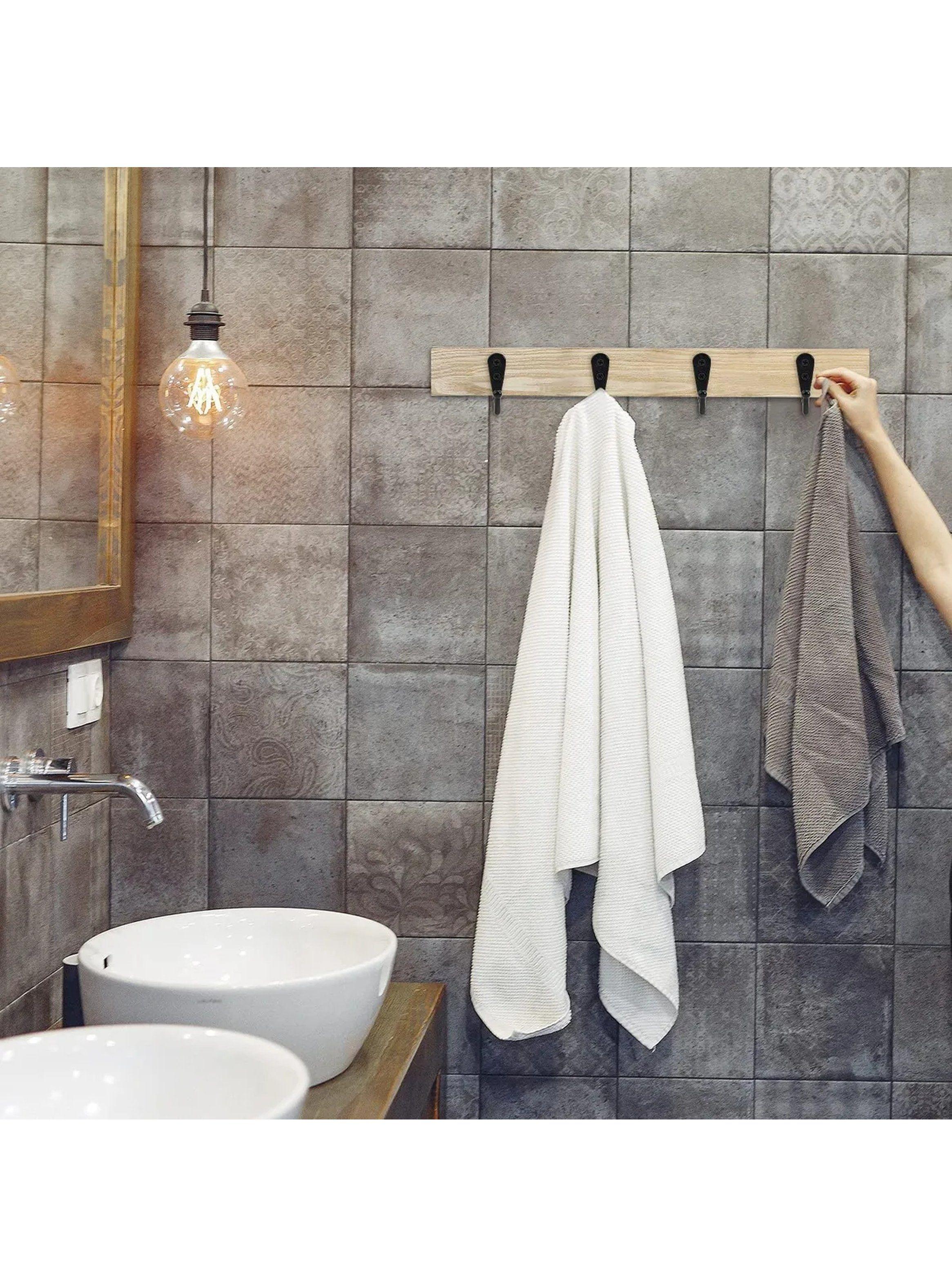 Ganchos de Pared con Tornillos 4.3cm Negro Pack de 30-3