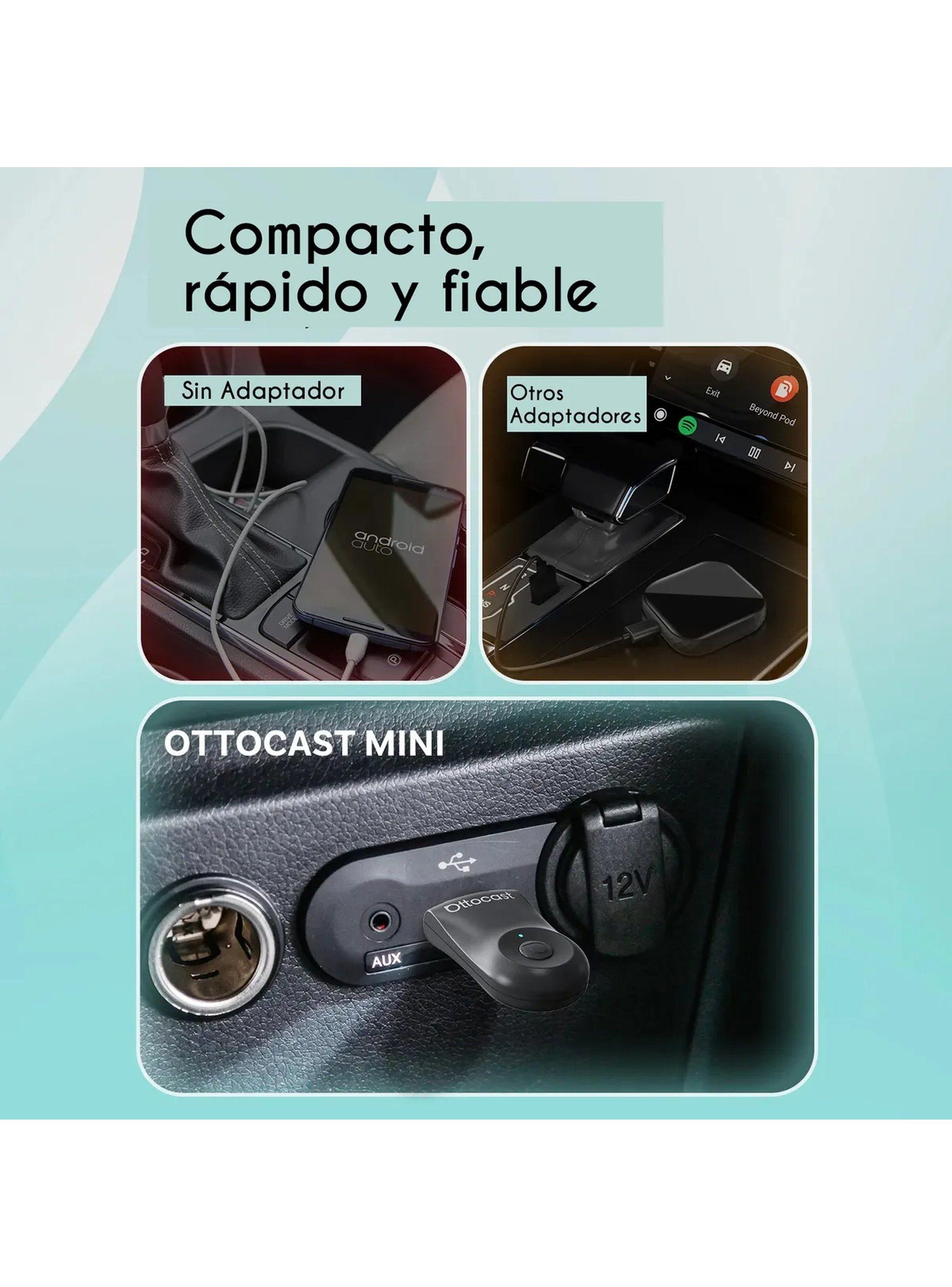 Adaptador USB CarPlay y Android Auto Inalámbrico | Compatible con Automóviles-3