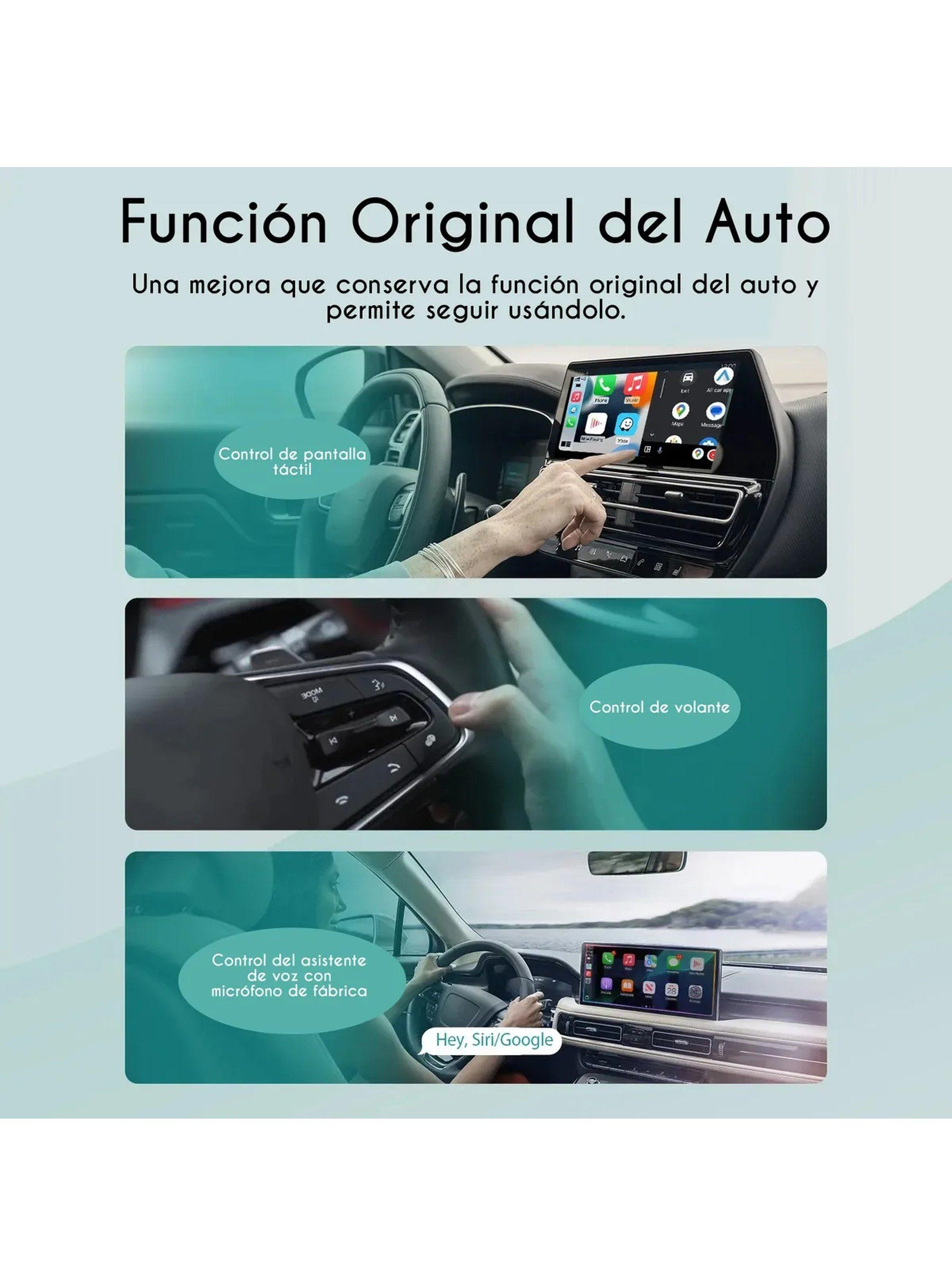 Adaptador USB CarPlay y Android Auto Inalámbrico | Compatible con Automóviles-6