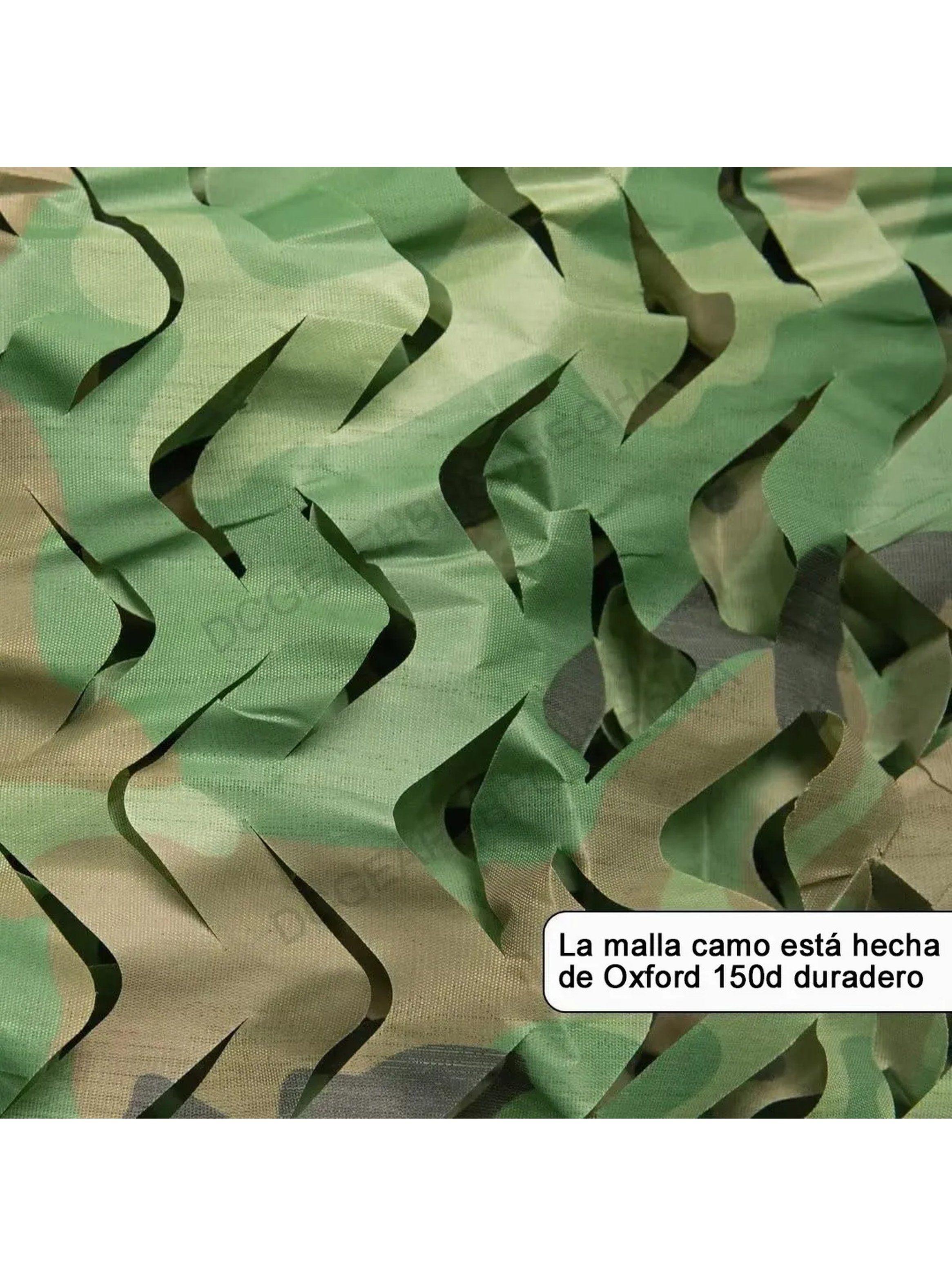 Malla Camuflaje Ligera Resistente Verde Militar 325x575 cm-4