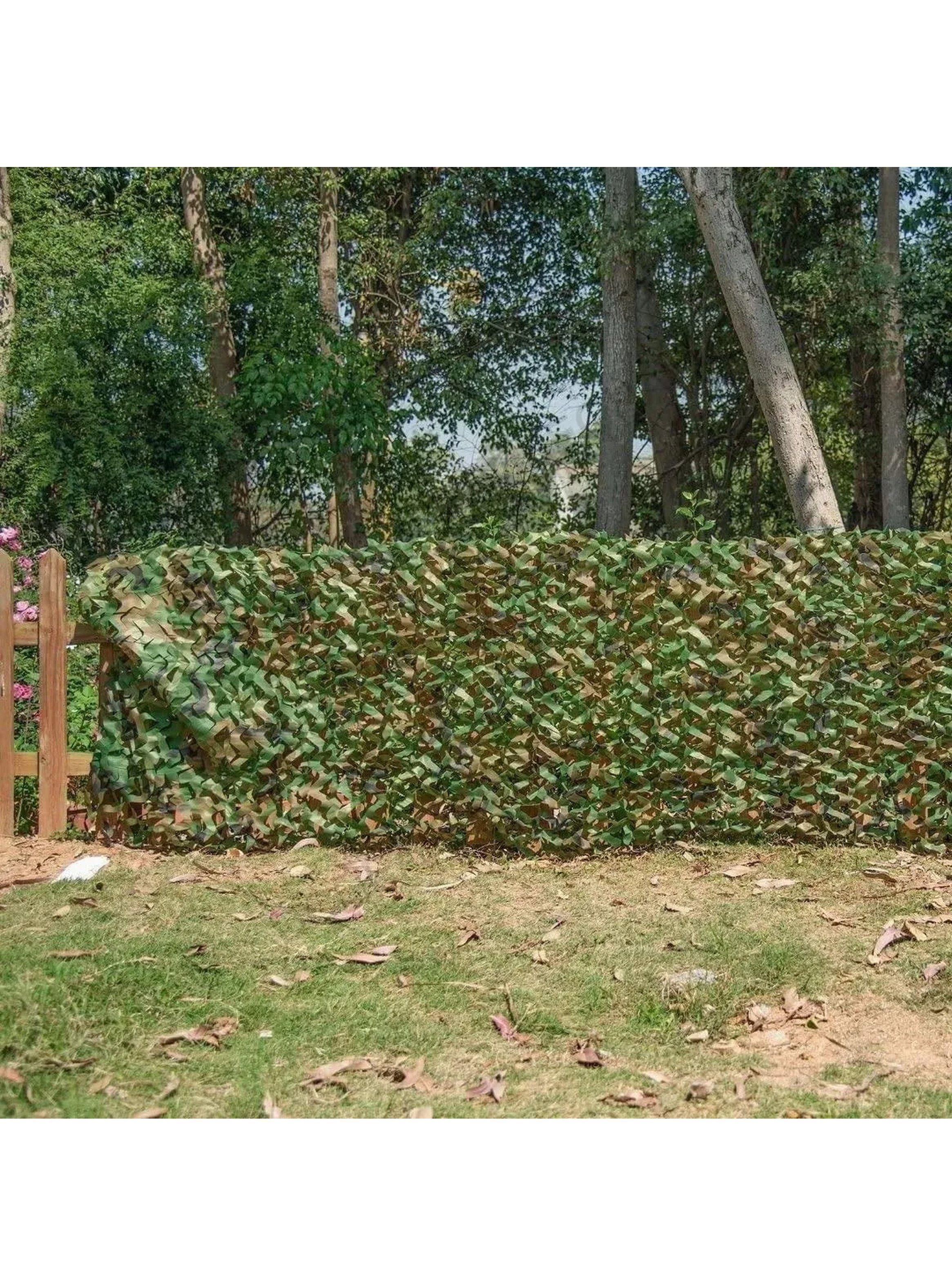 Malla Camuflaje Ligera Resistente Verde Militar 325x575 cm-6