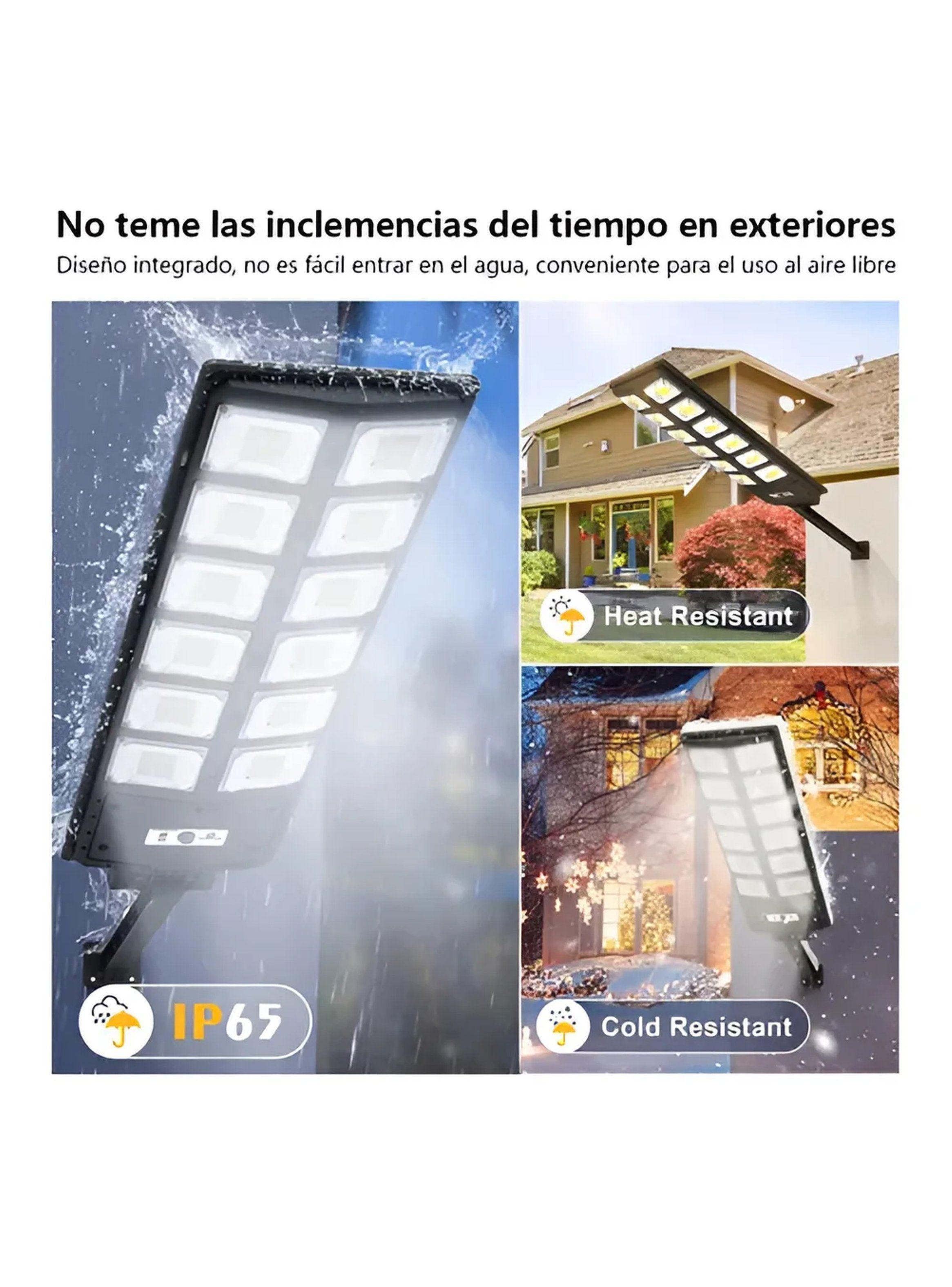 Lámpara Solar LED Exterior Control Remoto Impermeable-4