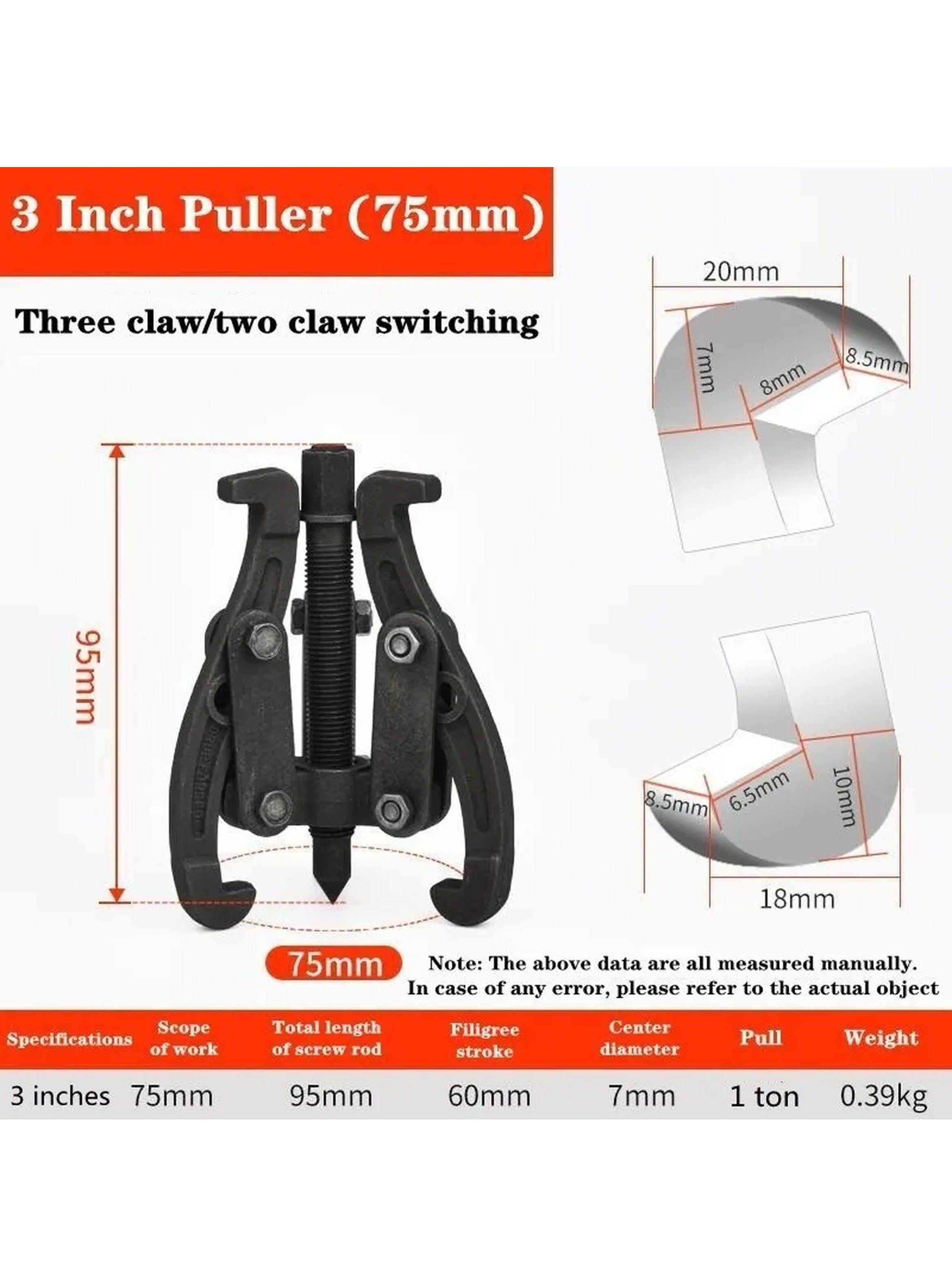 Extractor de Tres Garras Ajustable Acero Forjado-4