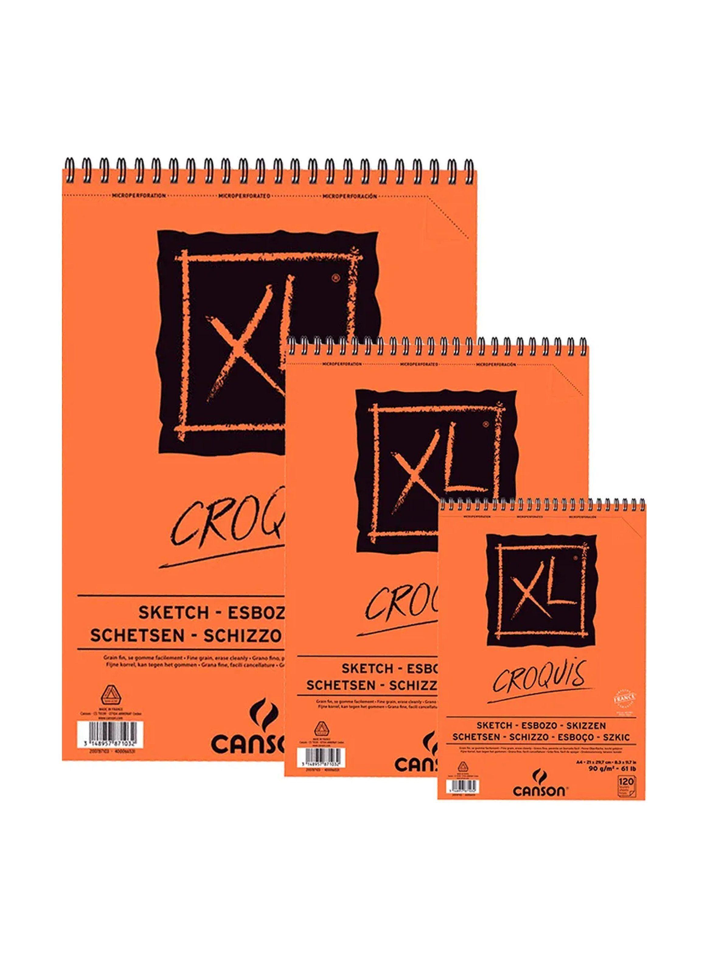 Bloc de Dibujo Espiral XL Croquis A5 90g 60 Hojas-1