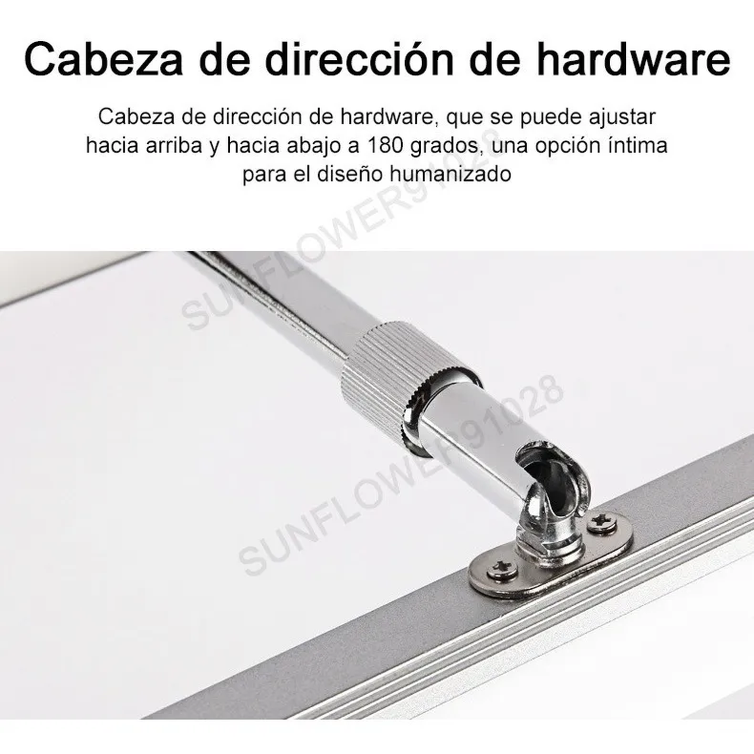 Lámpara de Pared Ajustable Acero Inoxidable Acrílico Luz LED-3