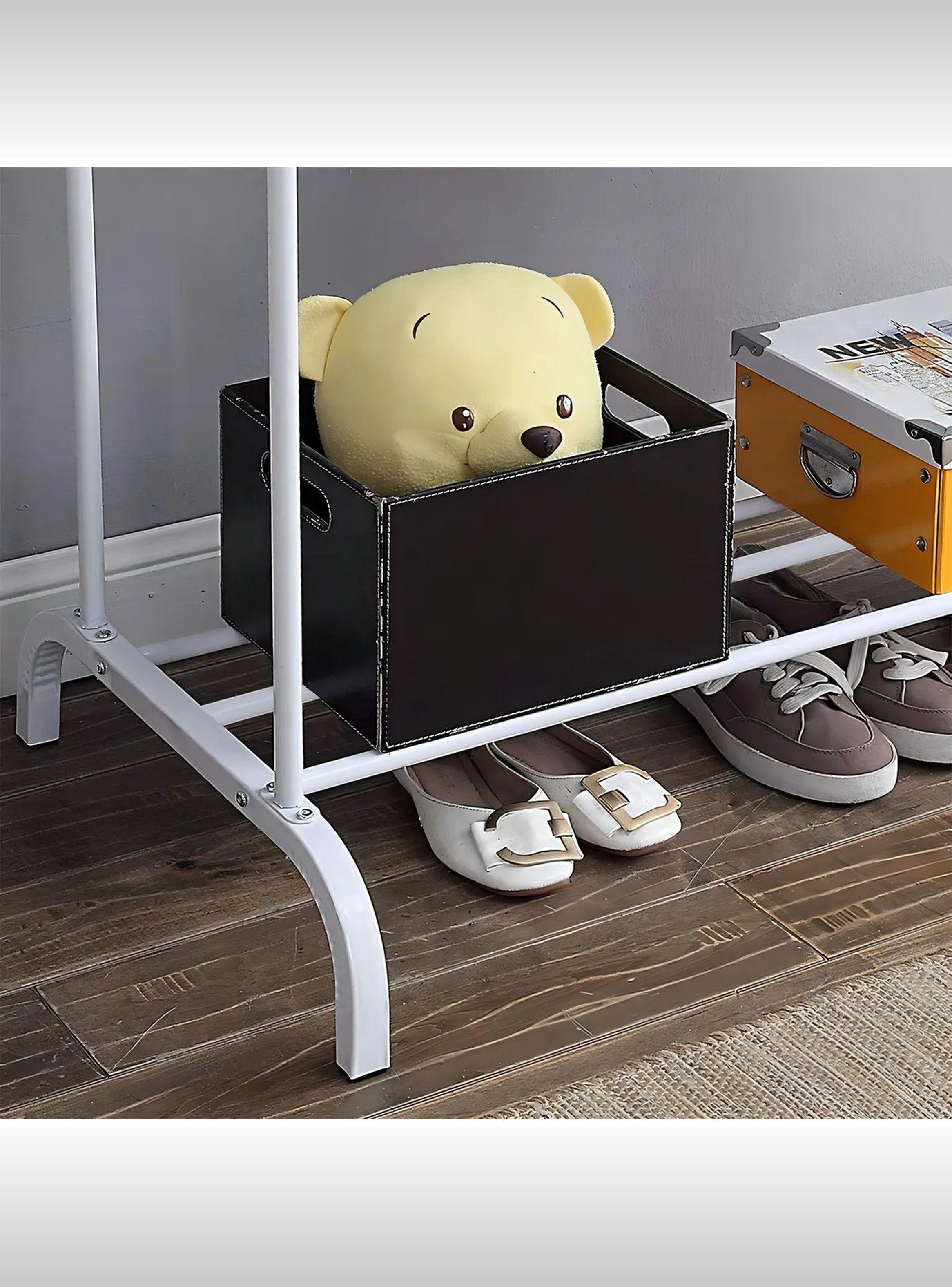 Perchero Metálico Multifuncional Resistente 25mm con Ganchos Laterales-9