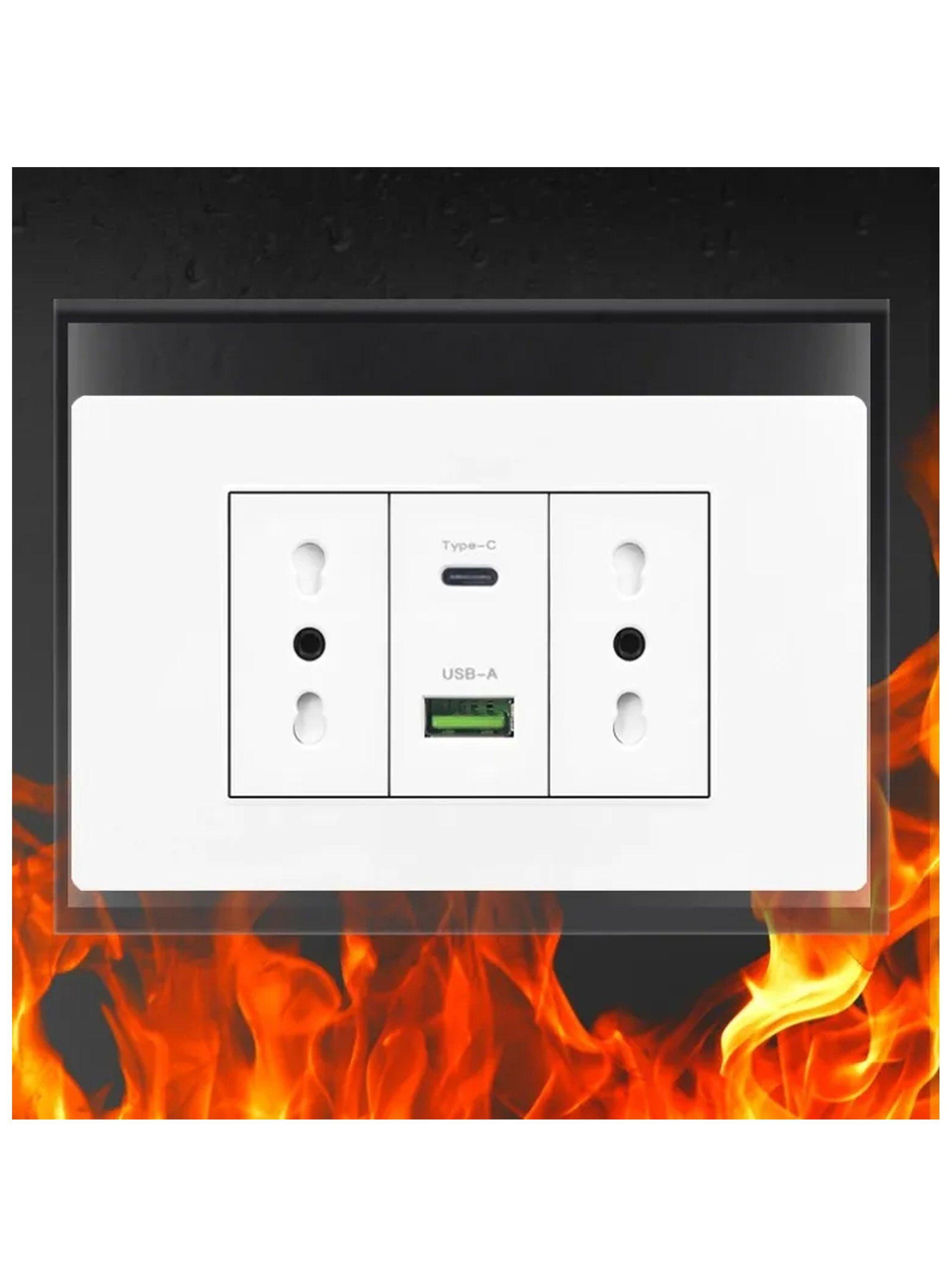 Enchufe de Pared 2IT con USB Tipo-C 20W Blanco-5