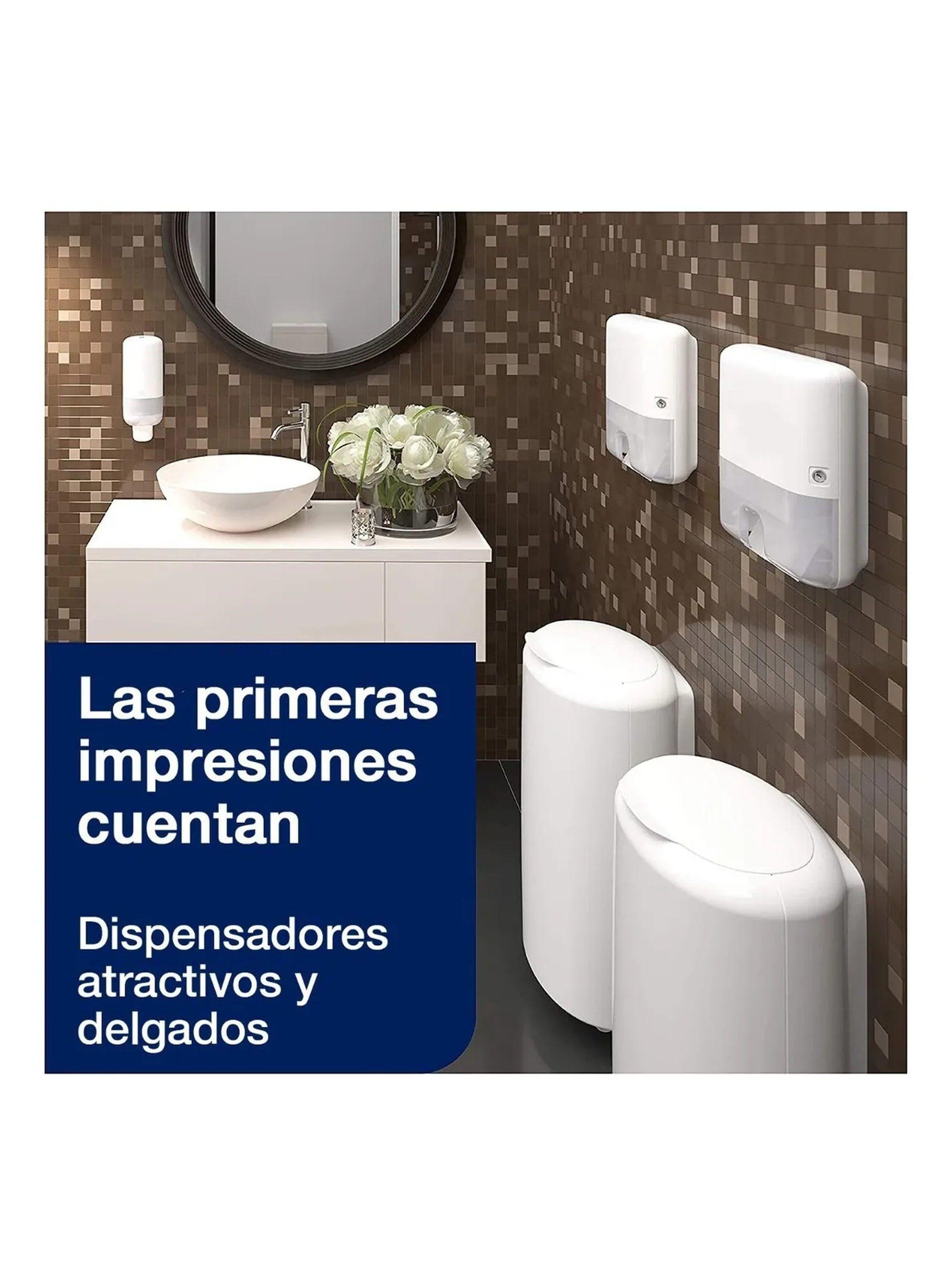 Dispensador De Toallas De Papel Blanco Con 200 Hojas-9