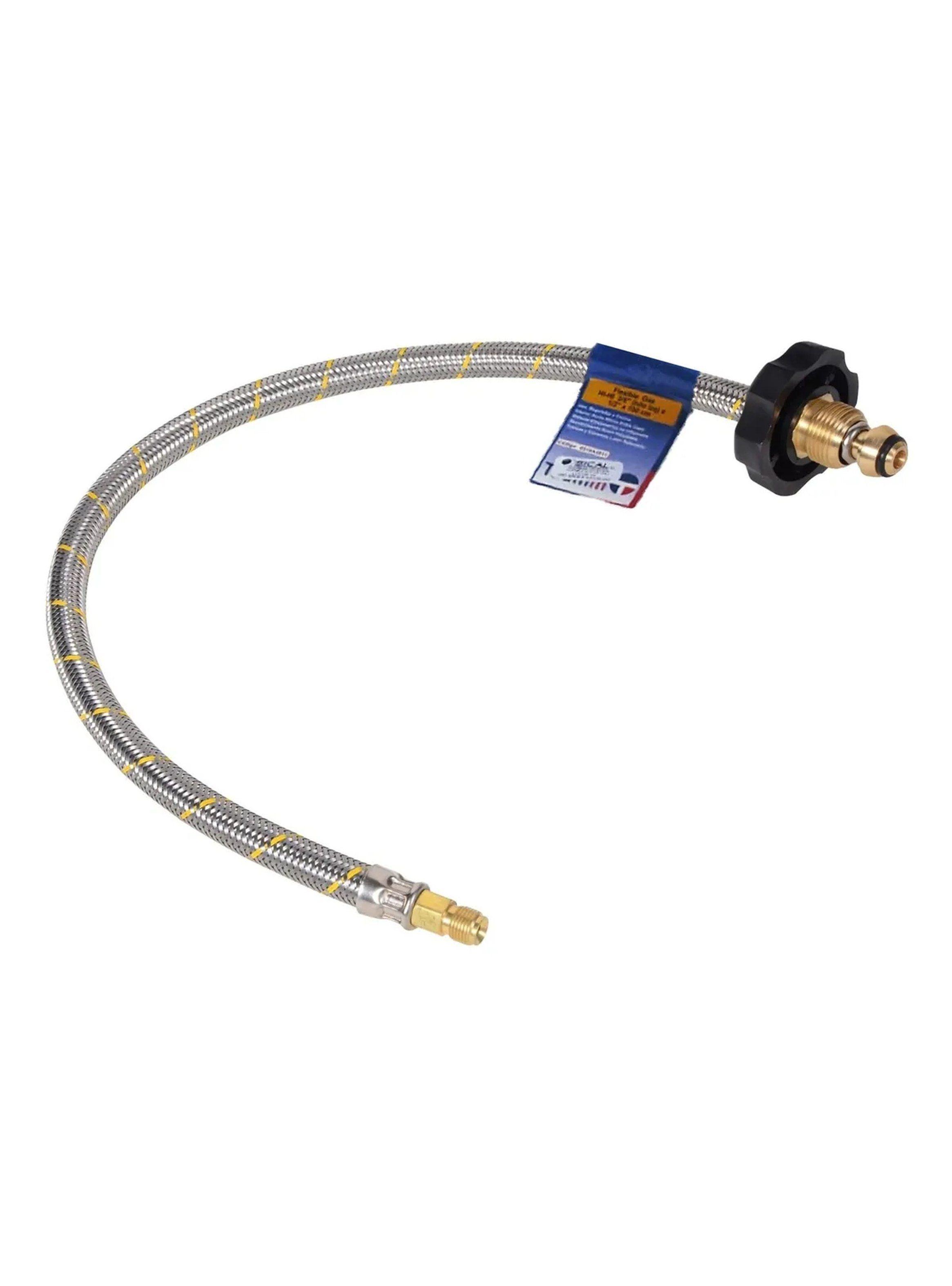 Manguera Flexible para Gas 45 Kgs Certificación SEC 60 Cm 7/8” x 7/16”-0