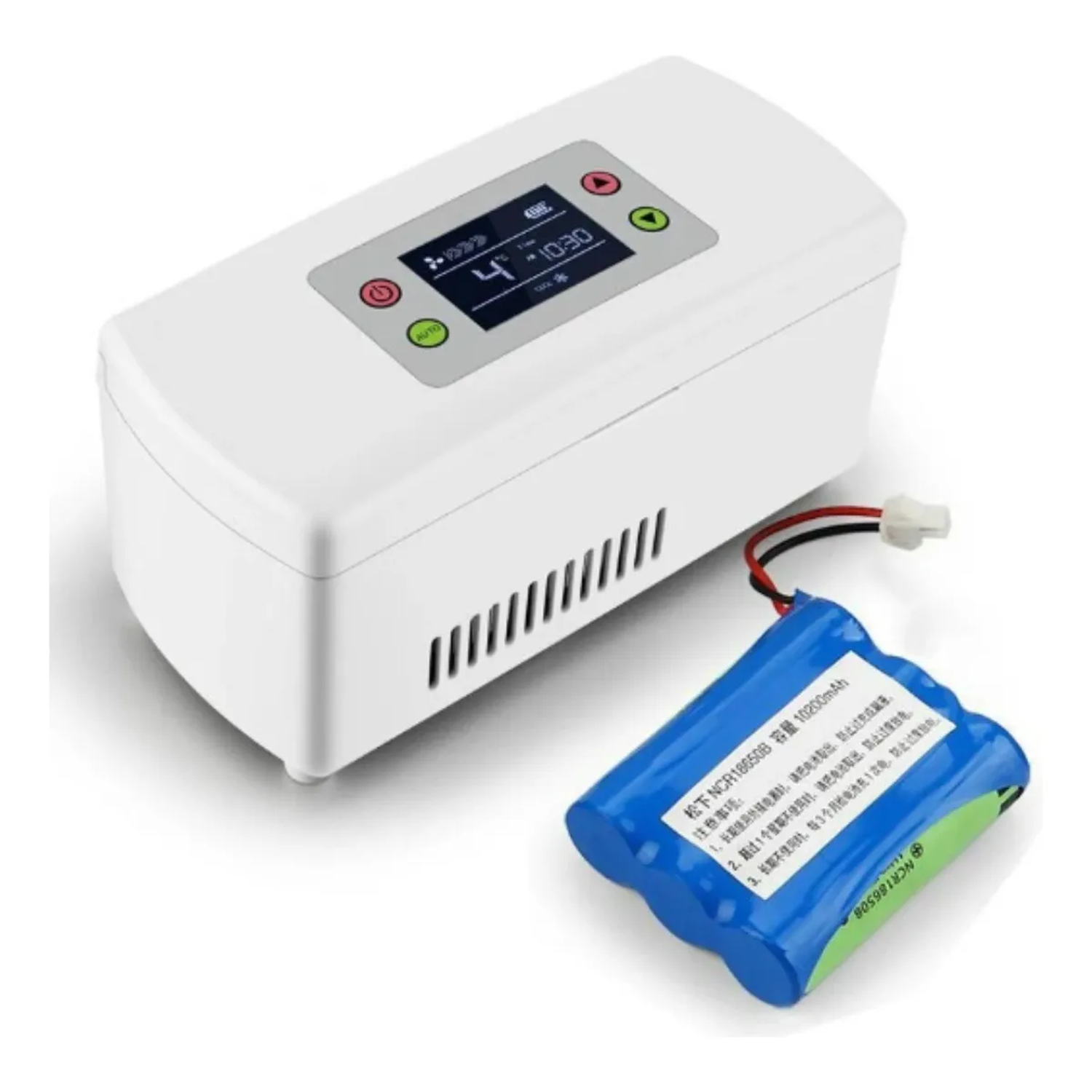 Mini Refrigerador Portátil Termostático Digital 2-8°C 20W-4