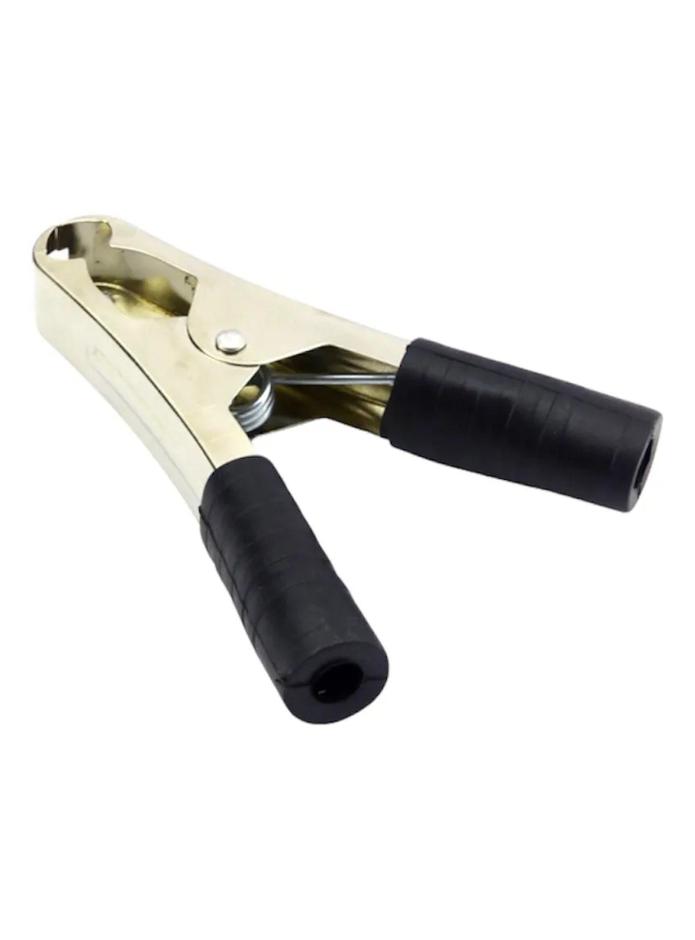 Pinzas de Cocodrilo Metálicas Aisladas 50A Roja y Negra-2