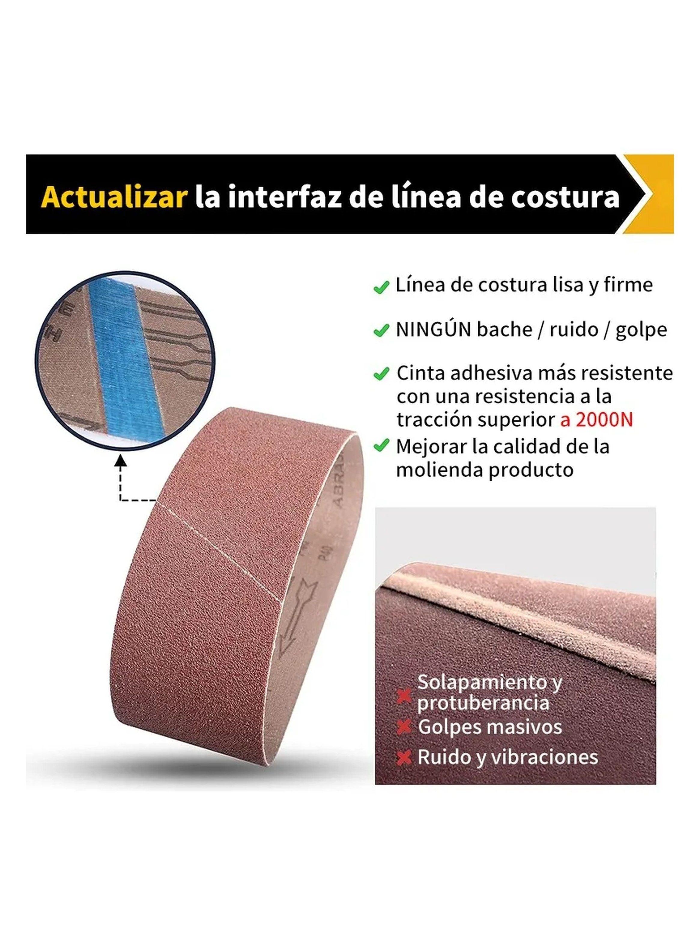 Lijas de Banda Multi-Grano 40-400 Grit Papel de Lija-4