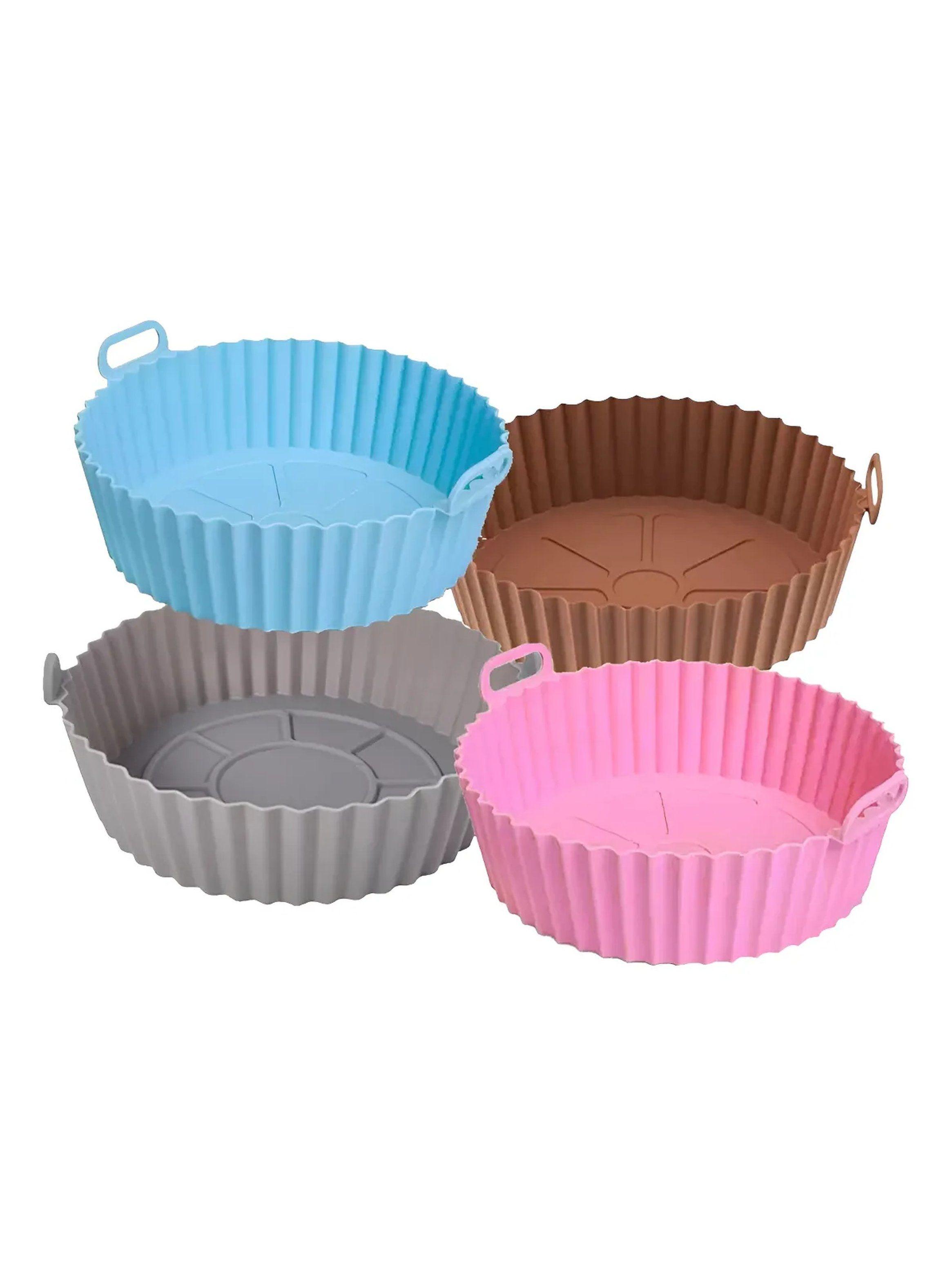 Molde de Silicona para Freidora Aire Antiadherente Redondo Ajustable-0