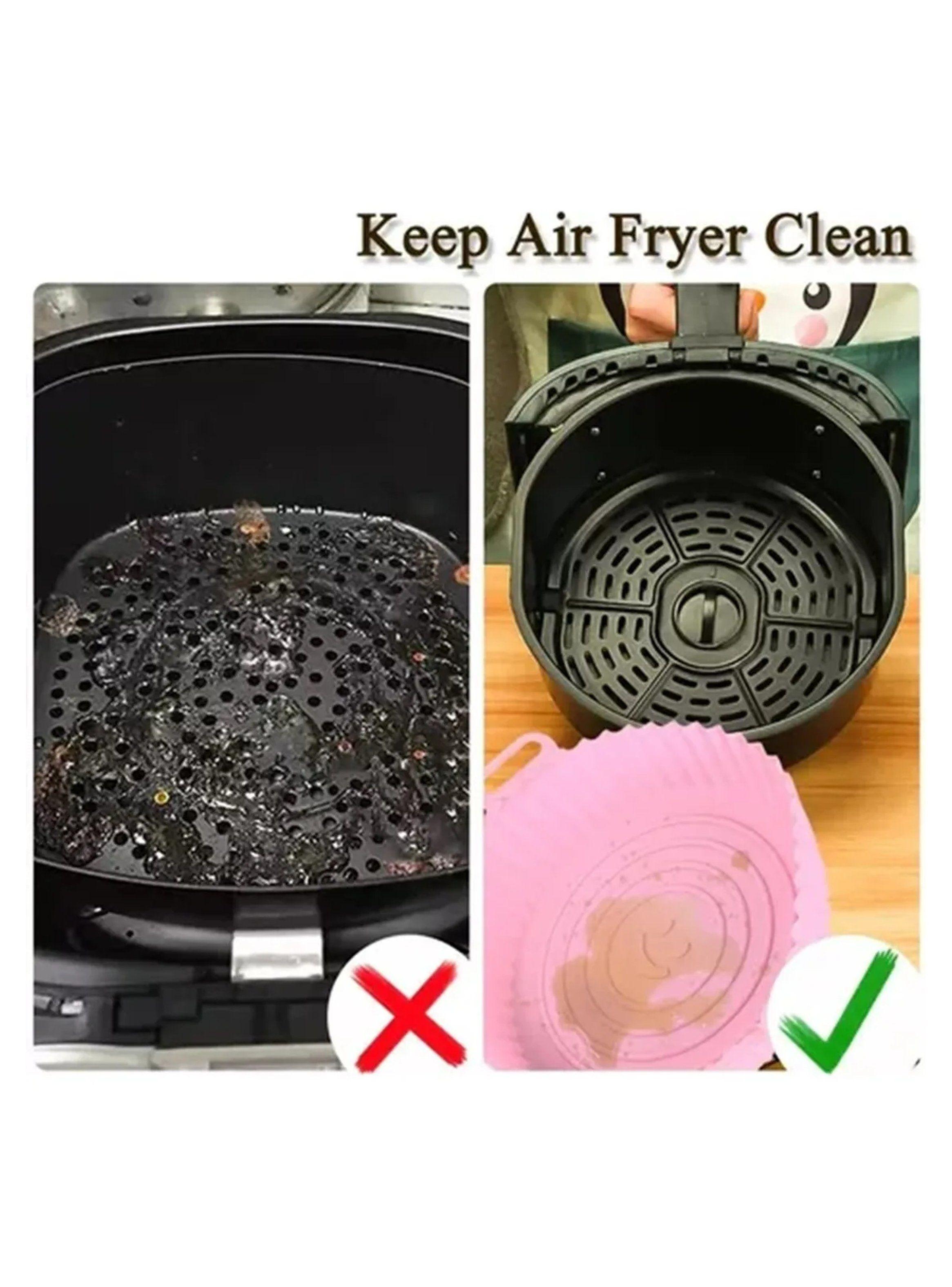 Molde de Silicona para Freidora Aire Antiadherente Redondo Ajustable-3