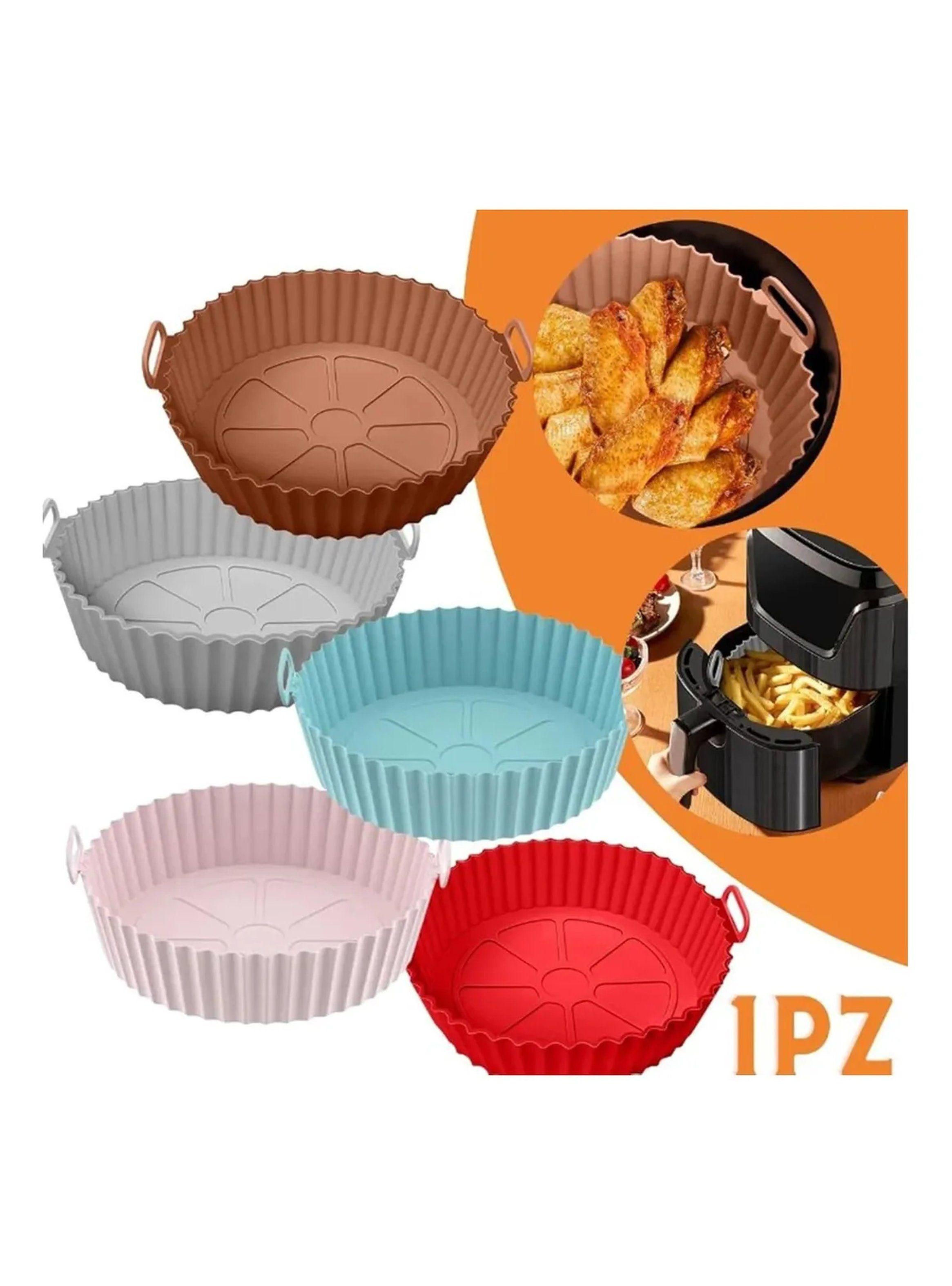 Molde de Silicona para Freidora Aire Antiadherente Redondo Ajustable-5