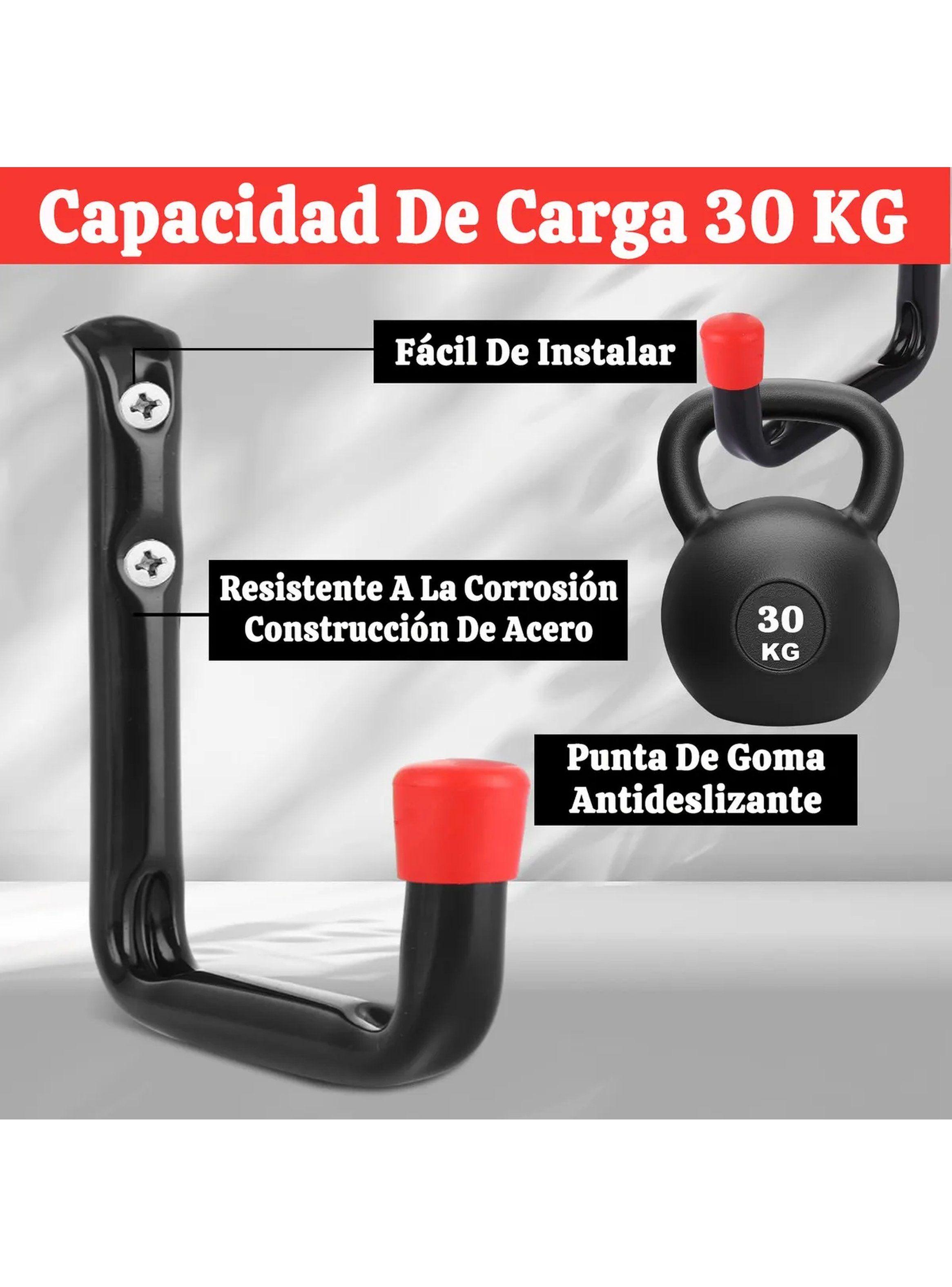 Gancho de Pared Metálico 5 Piezas con Tornillos para Herramientas-3