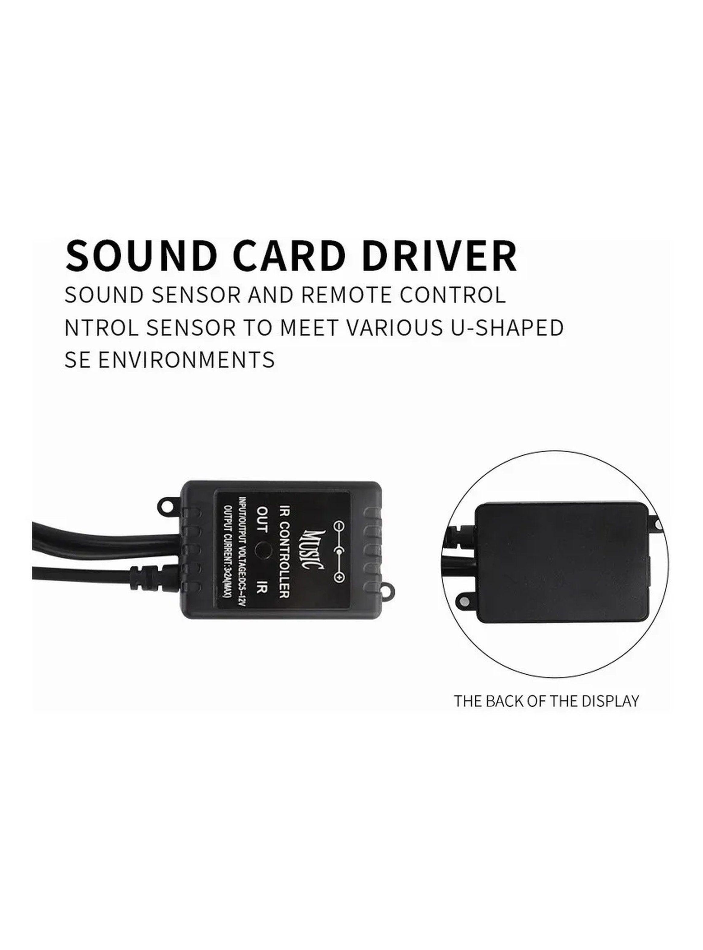 Luces LED RGB Para Autos Control Remoto Resistente Ajustable-7