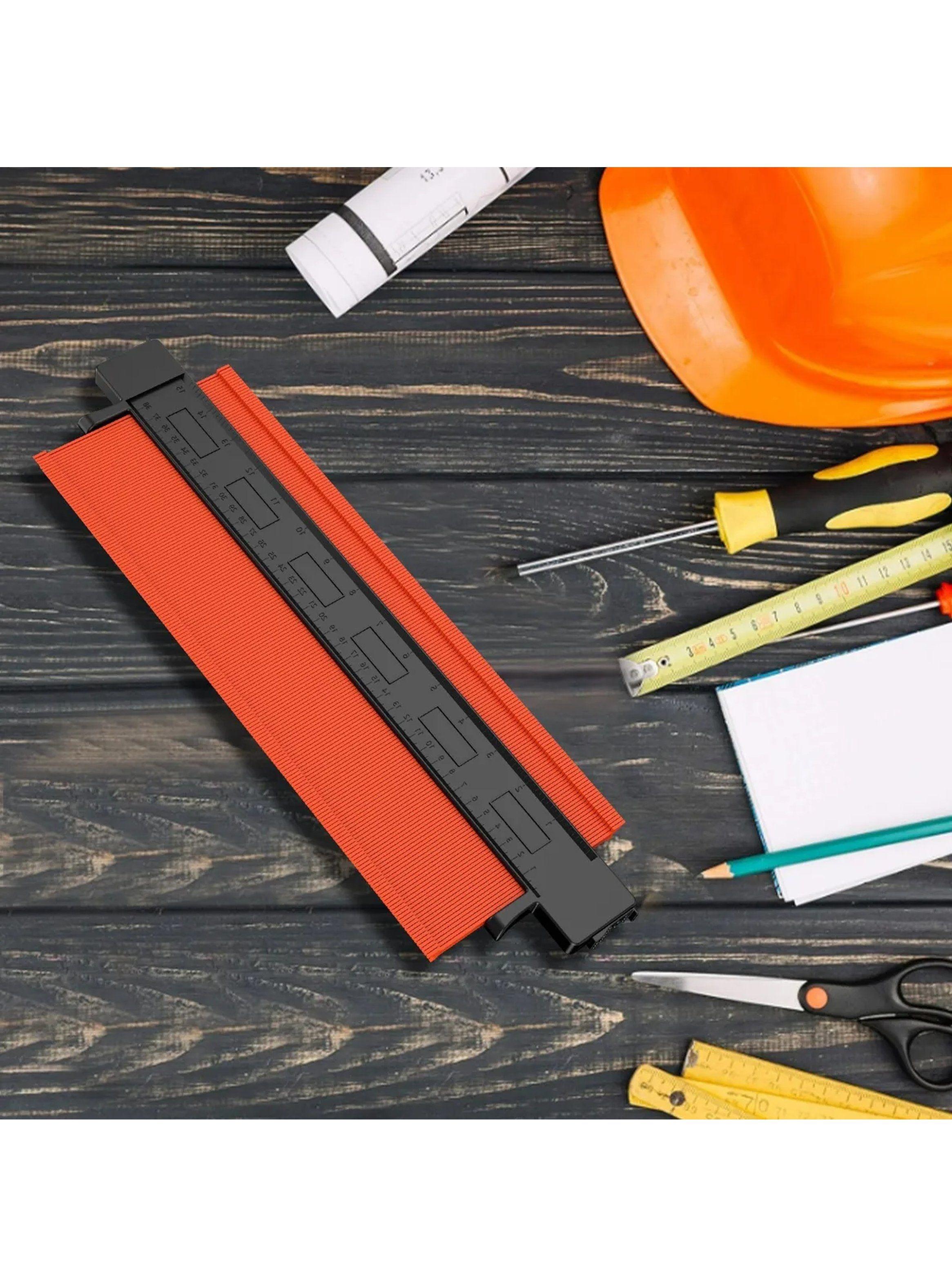 Medidor de Contorno Ajustable Plástico 45.5cm Naranja-9