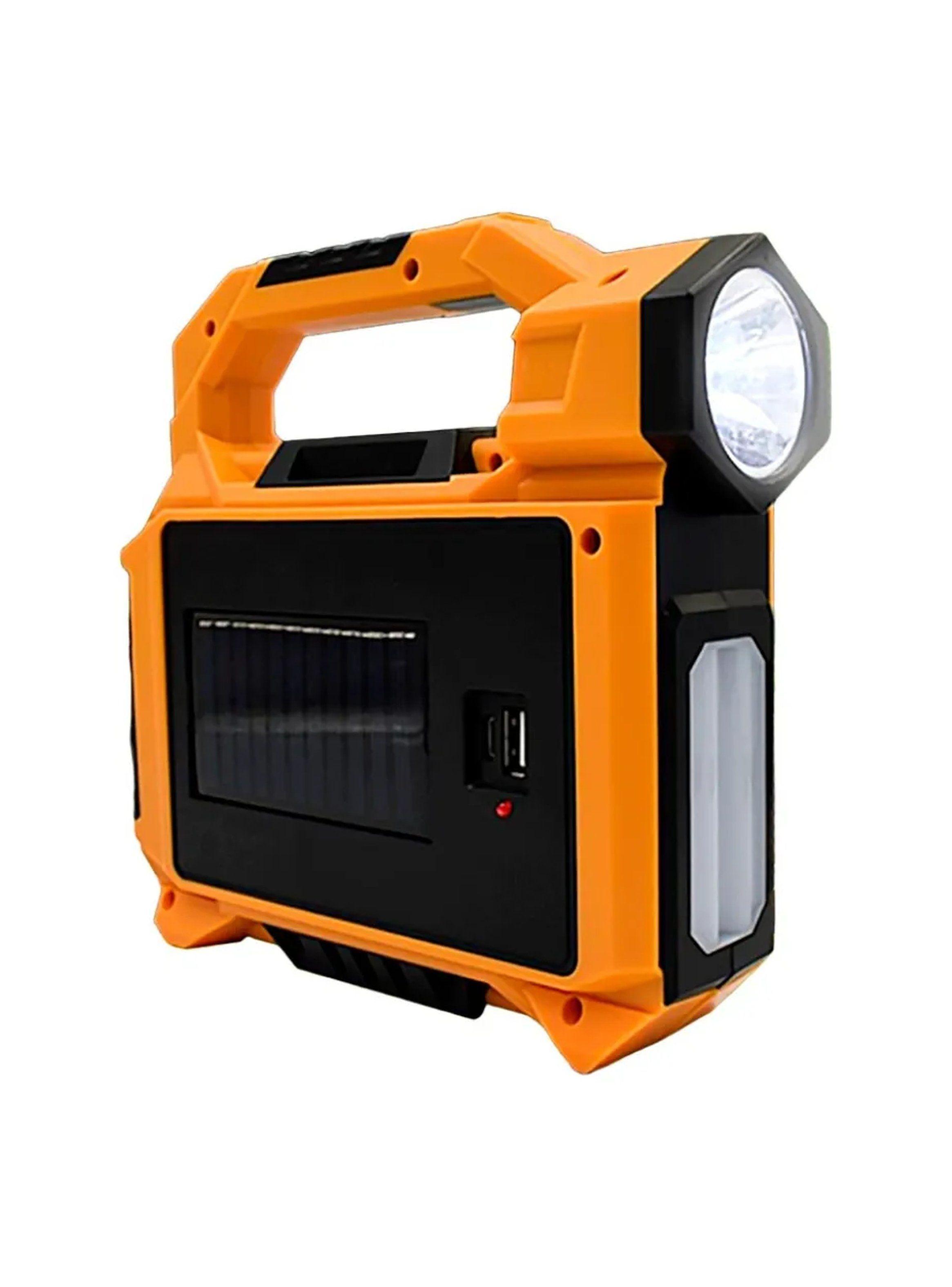 Linterna Portátil LED Recargable COB Solar Multifuncional-4