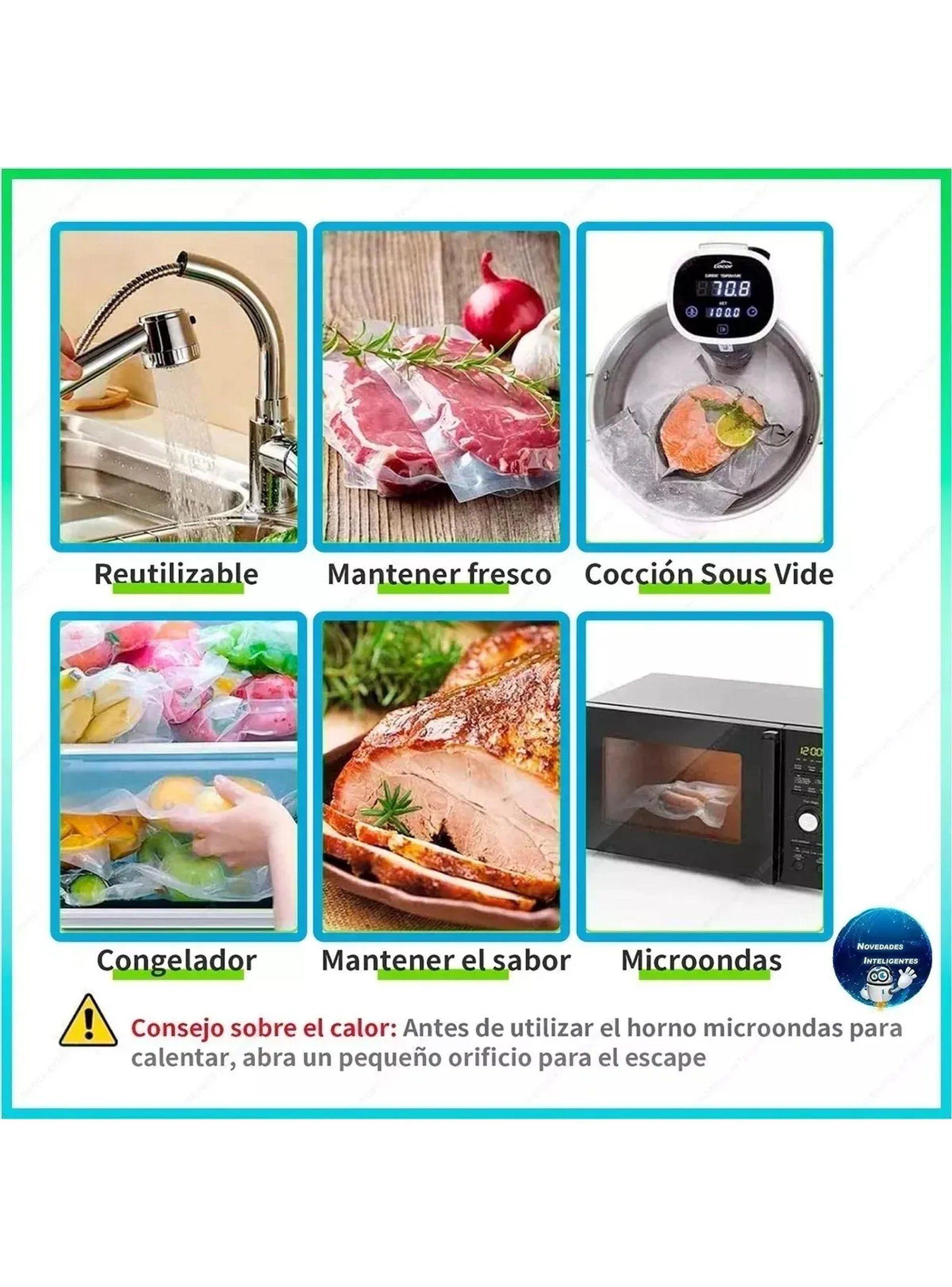 Bolsas Para Sellador Al Vacío 20x25cm BPA Free Pack 150-4