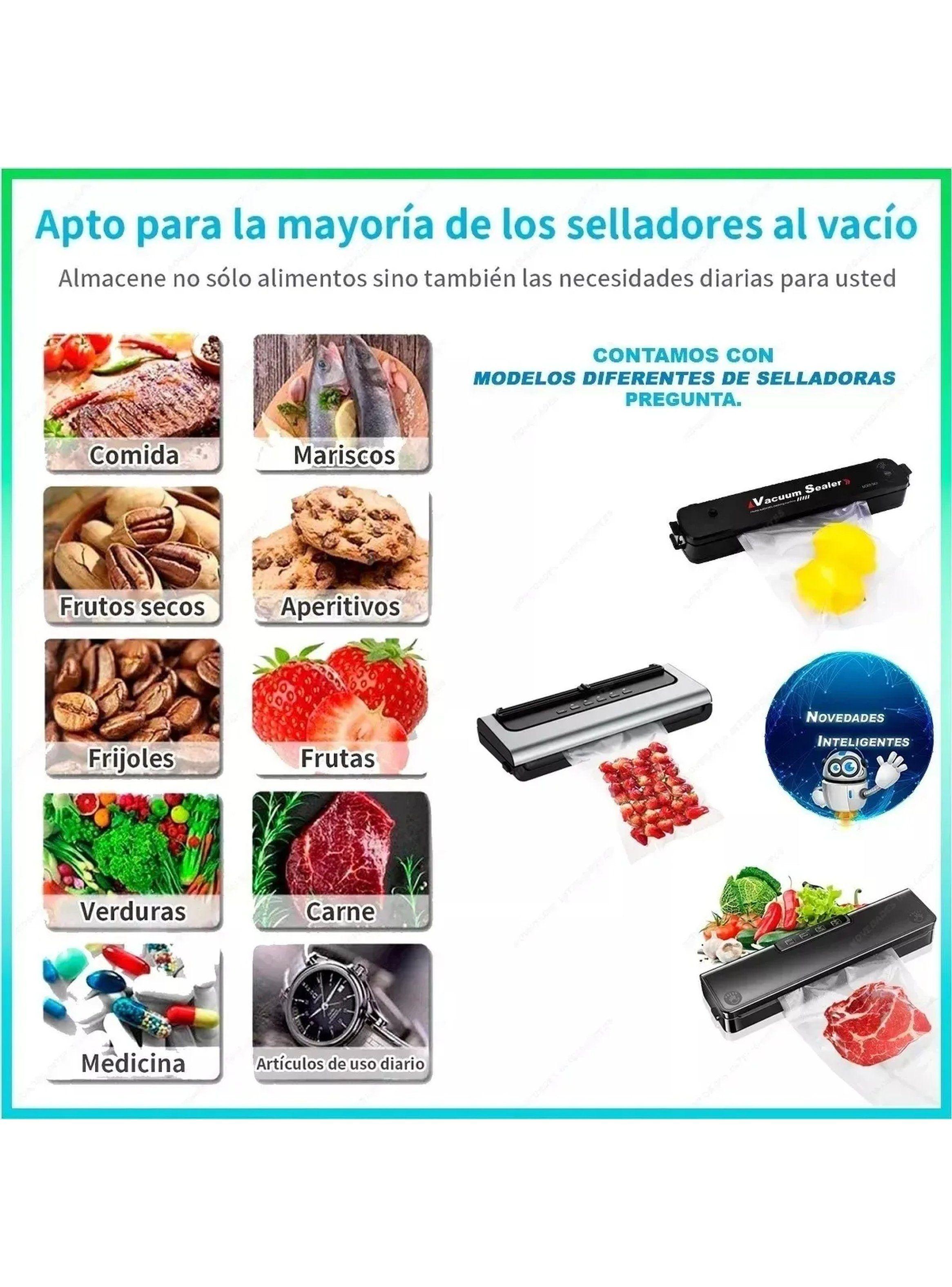 Bolsas Para Sellador Al Vacío 20x25cm BPA Free Pack 150-5