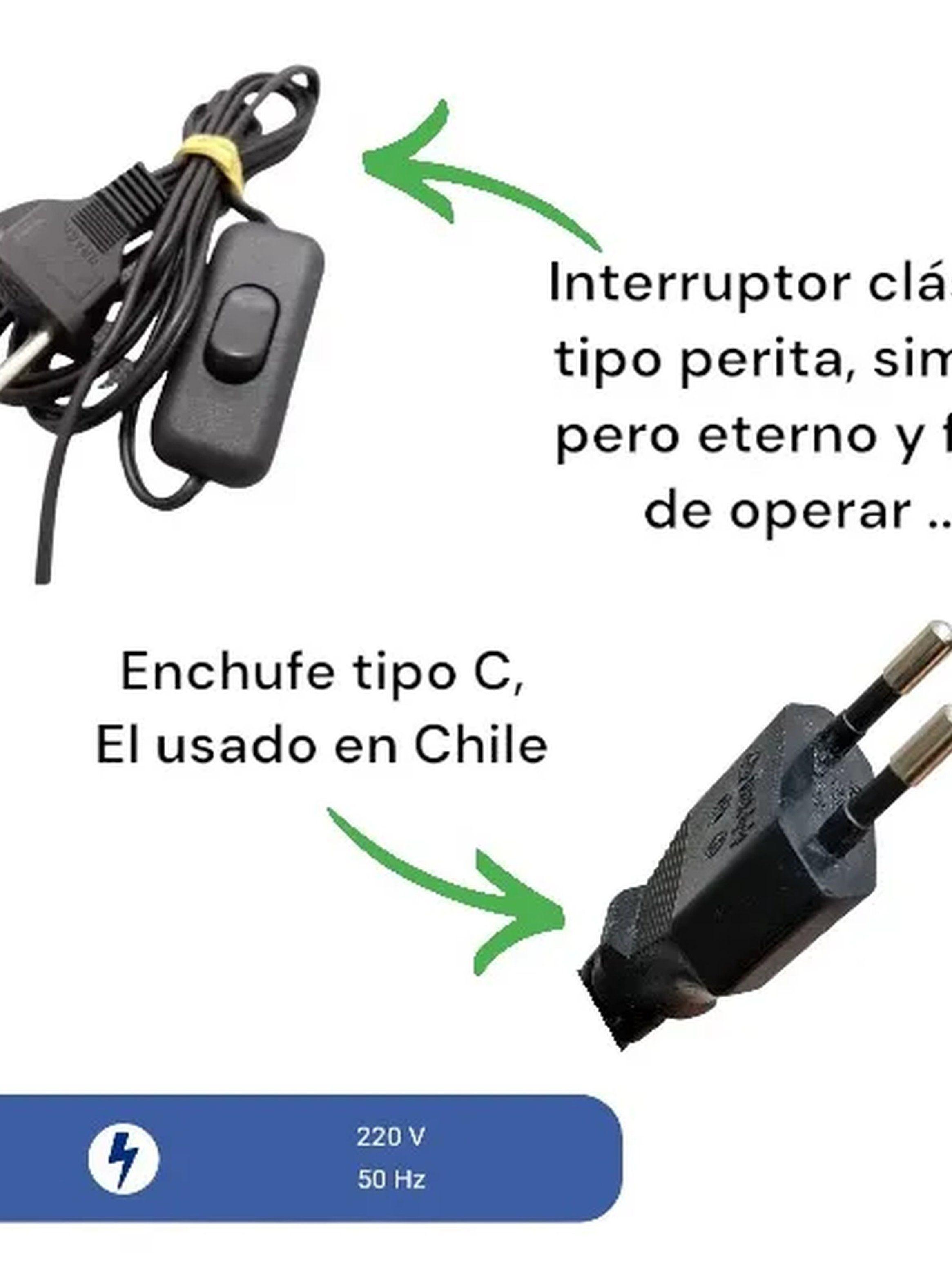 Lámpara De Mesa Moderna Tela Sintética Interruptor Tipo C 220V-2