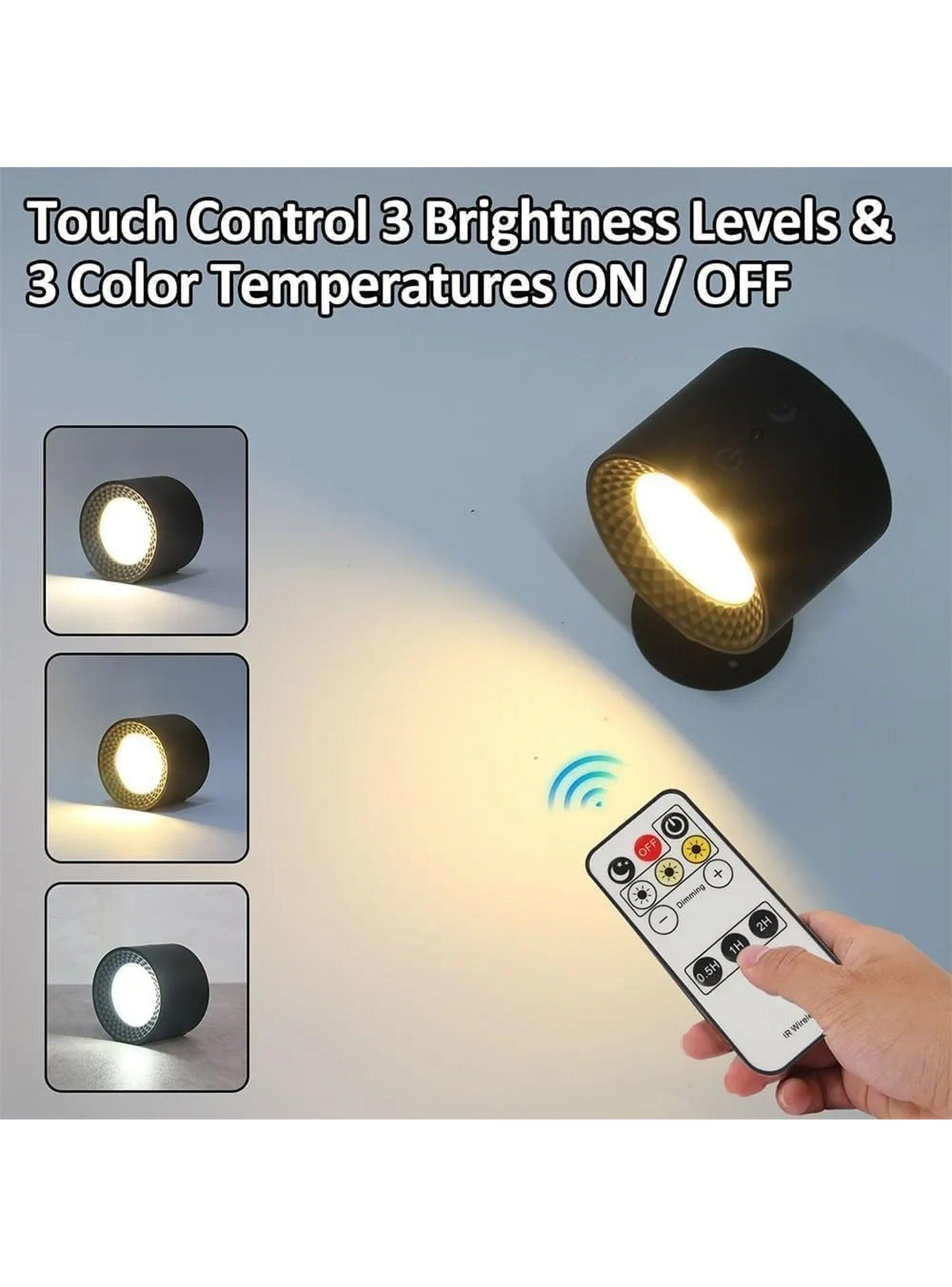 Lámpara LED de Escritorio Control Táctil 3 Niveles de Brillo y Temperaturas de Color-1