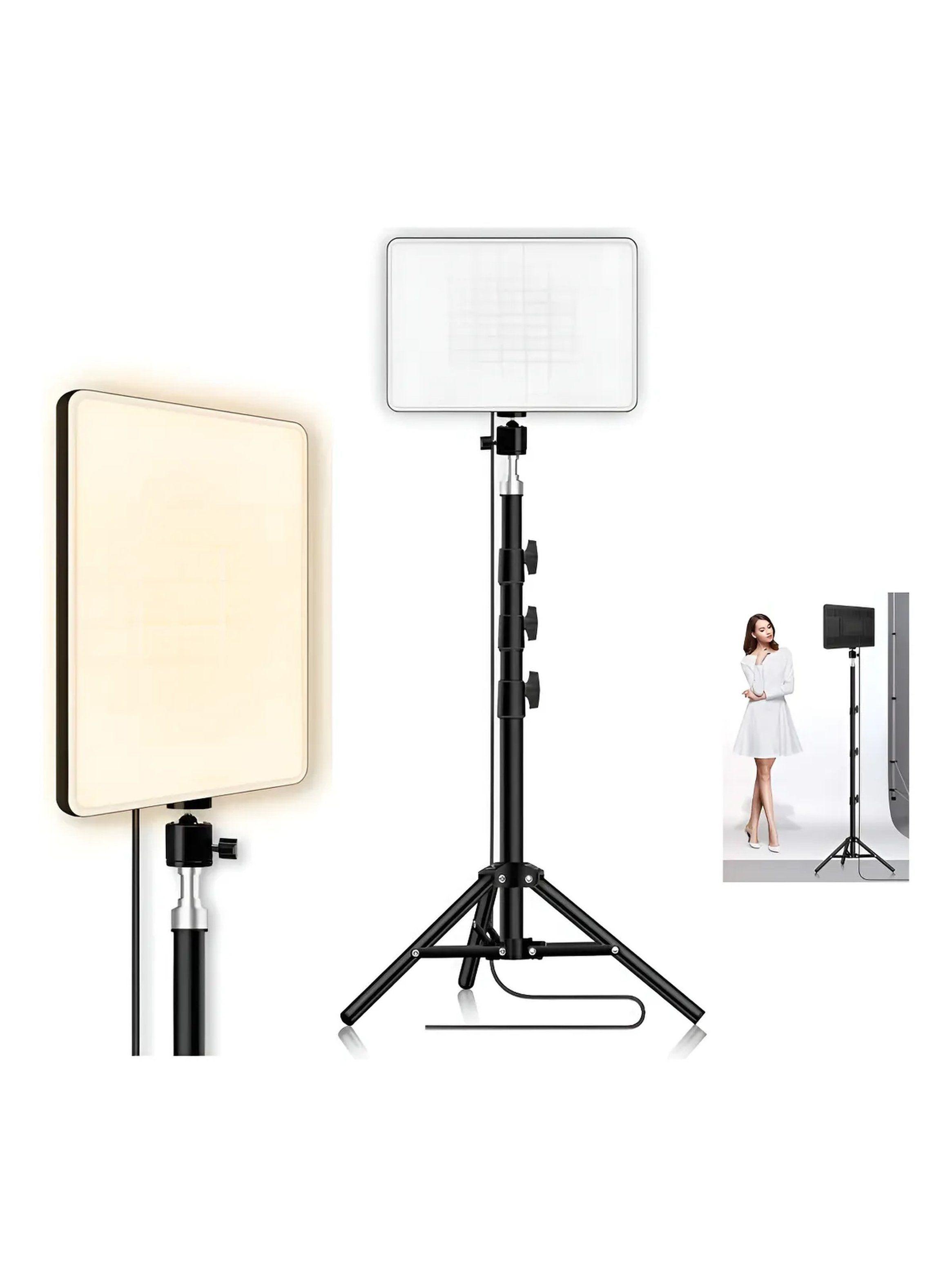 Luz LED Regulable Con Trípode Altura Ajustable 210cm-0