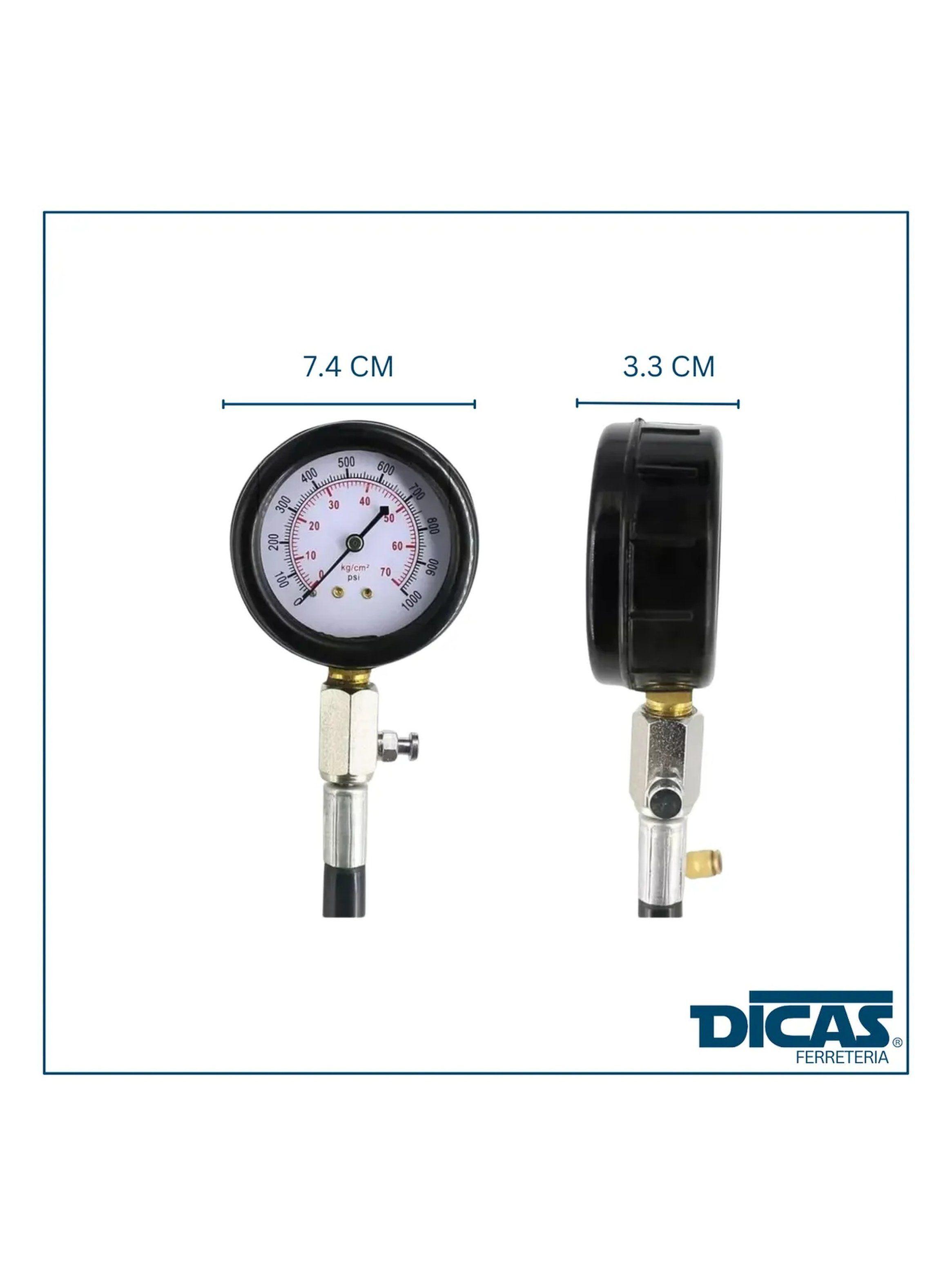 Kit de Medidor de Presión de Combustible Diésel Con Adaptadores-4
