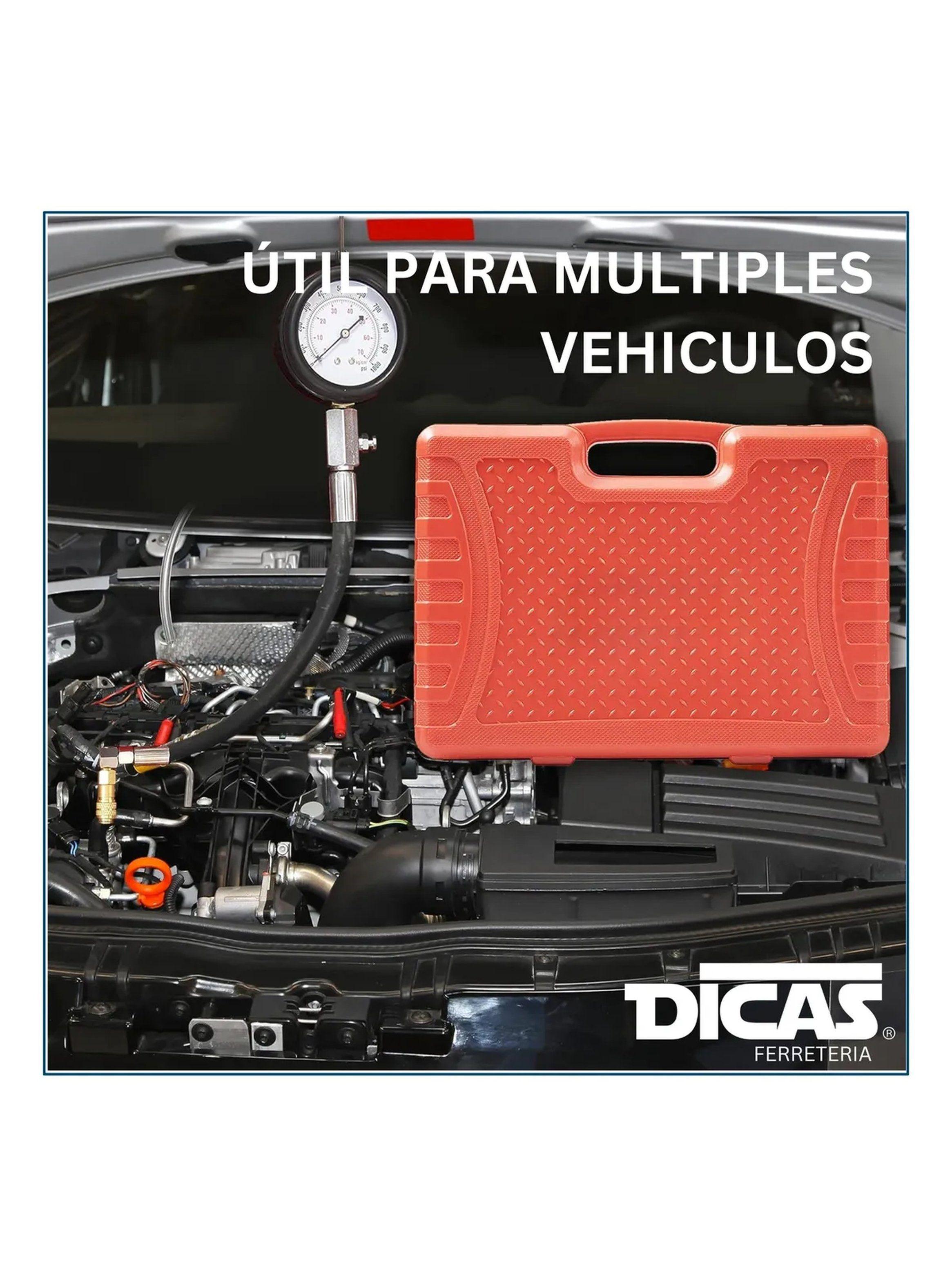 Kit de Medidor de Presión de Combustible Diésel Con Adaptadores-5