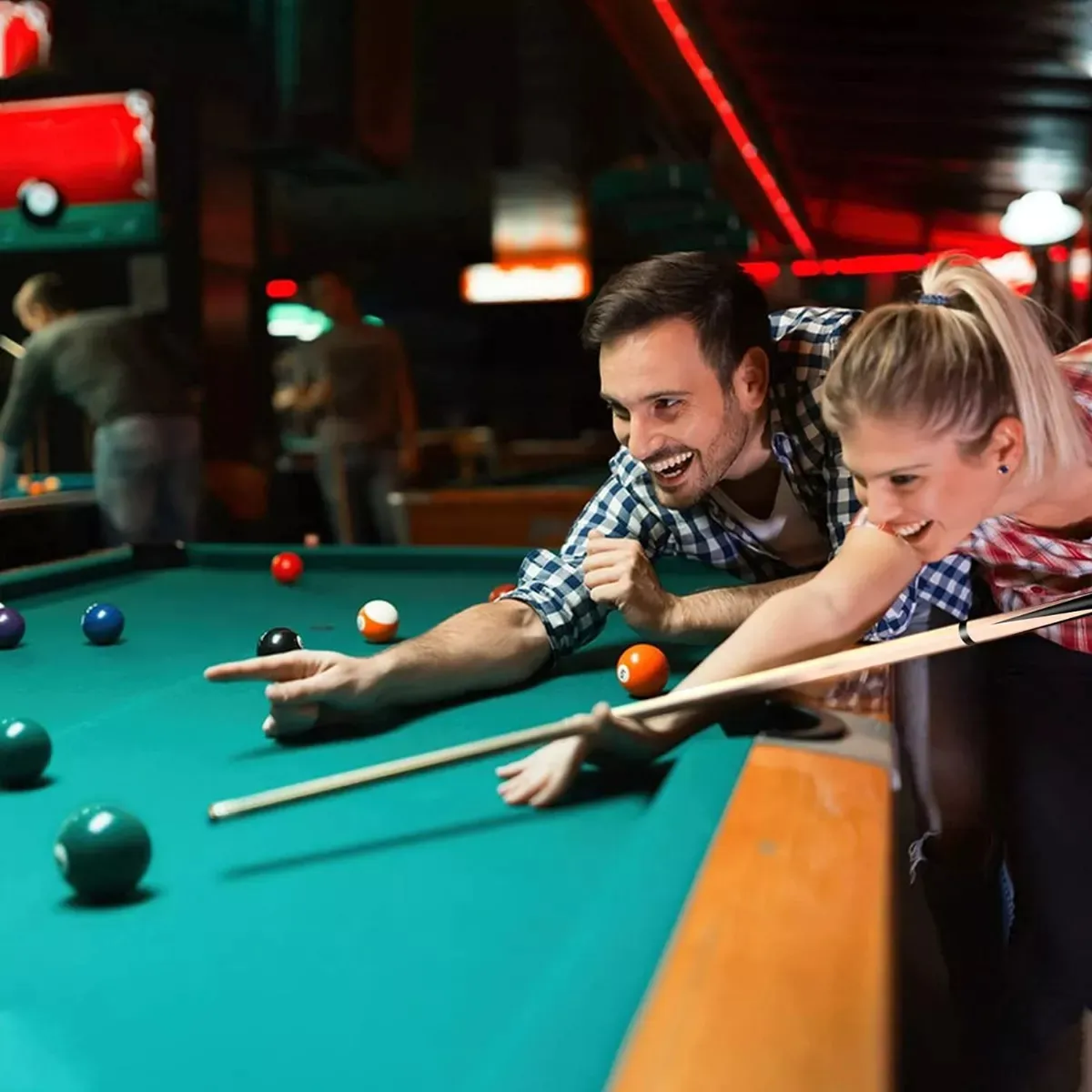 Taco de Billar 145cm Madera de Arce Punta de Cuero 13mm -8