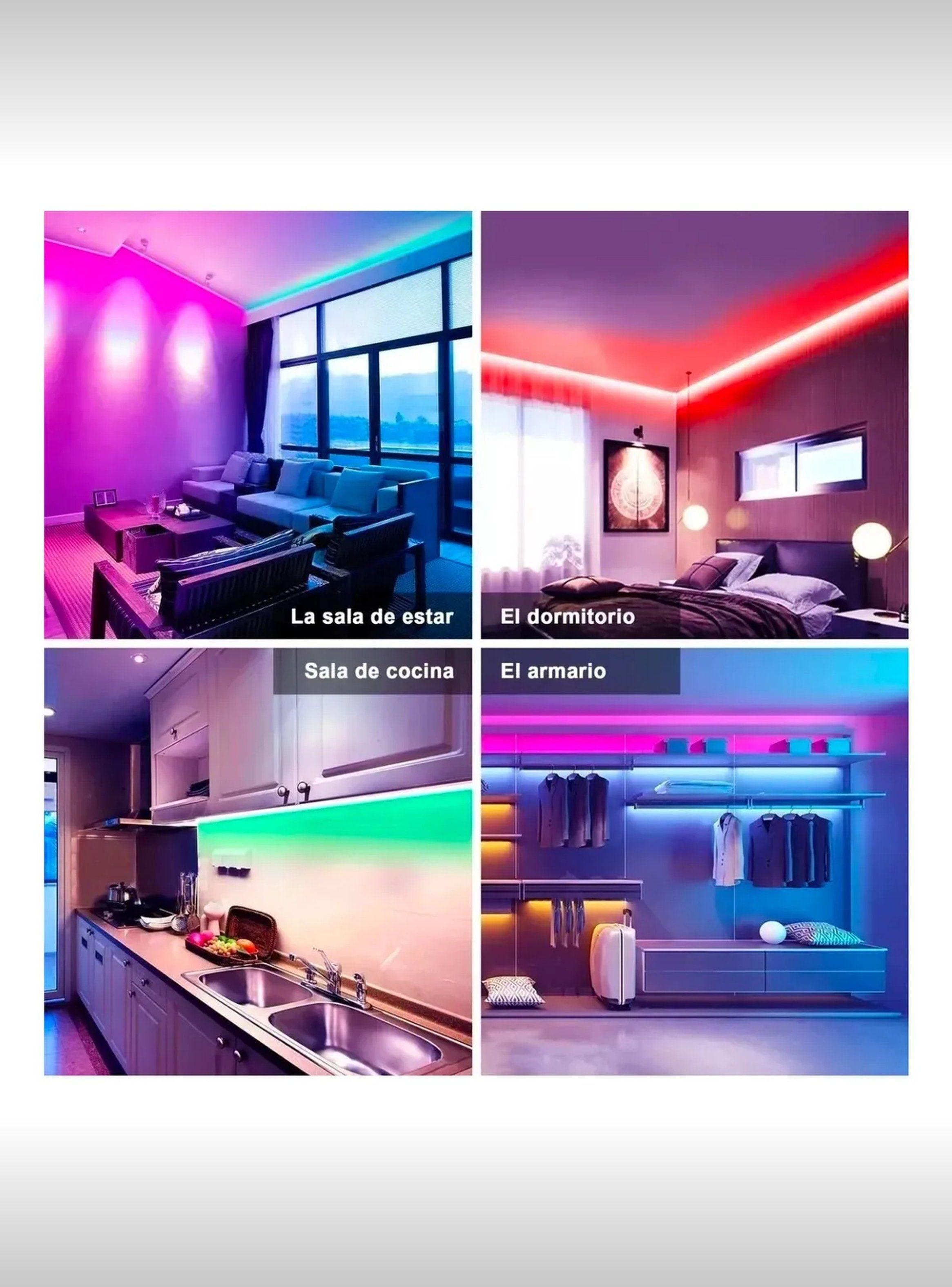 Tira LED Inteligente RGB 20M Control por Voz Alexa y App-5
