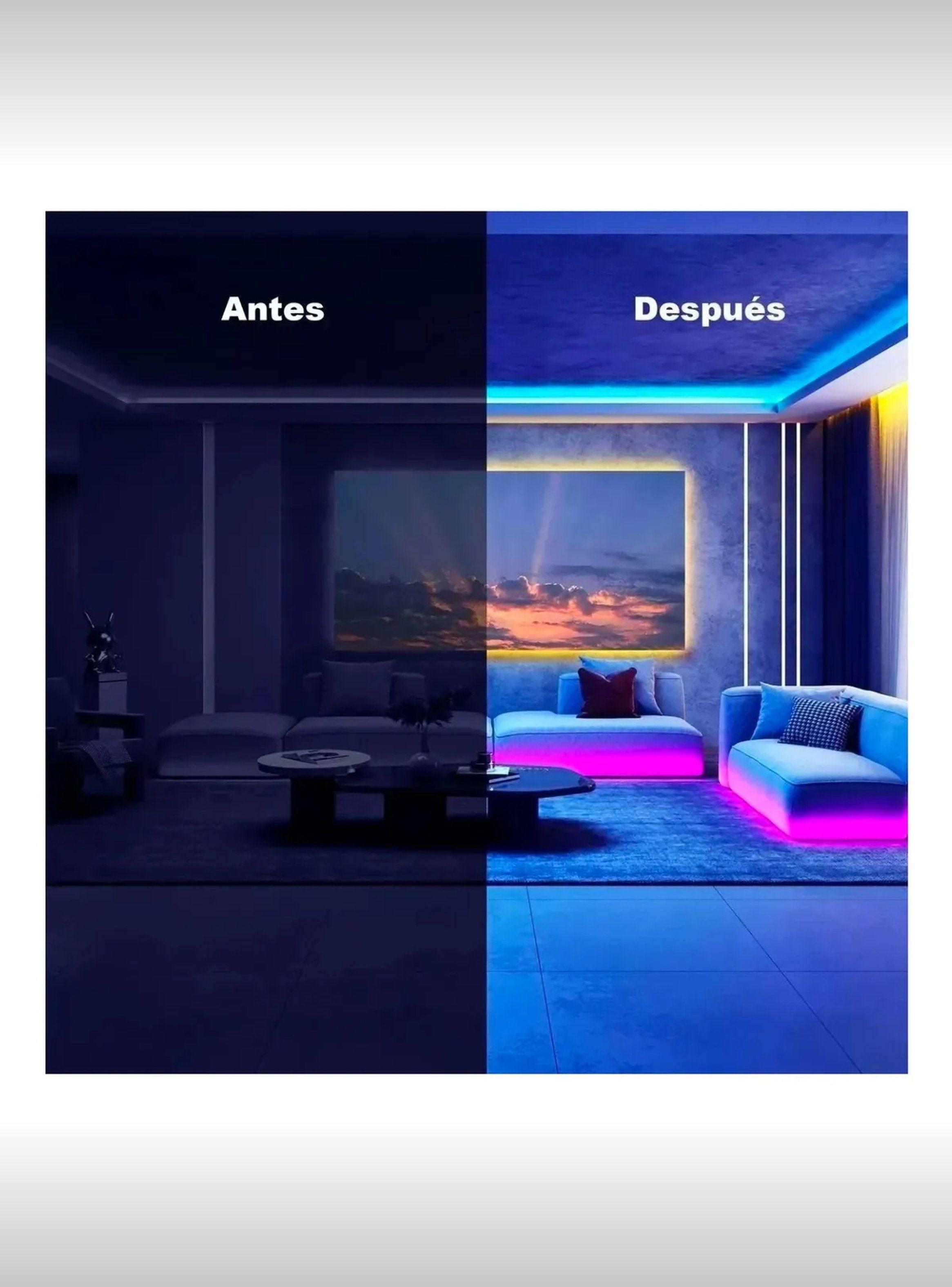 Tira LED Inteligente RGB 20M Control por Voz Alexa y App-7