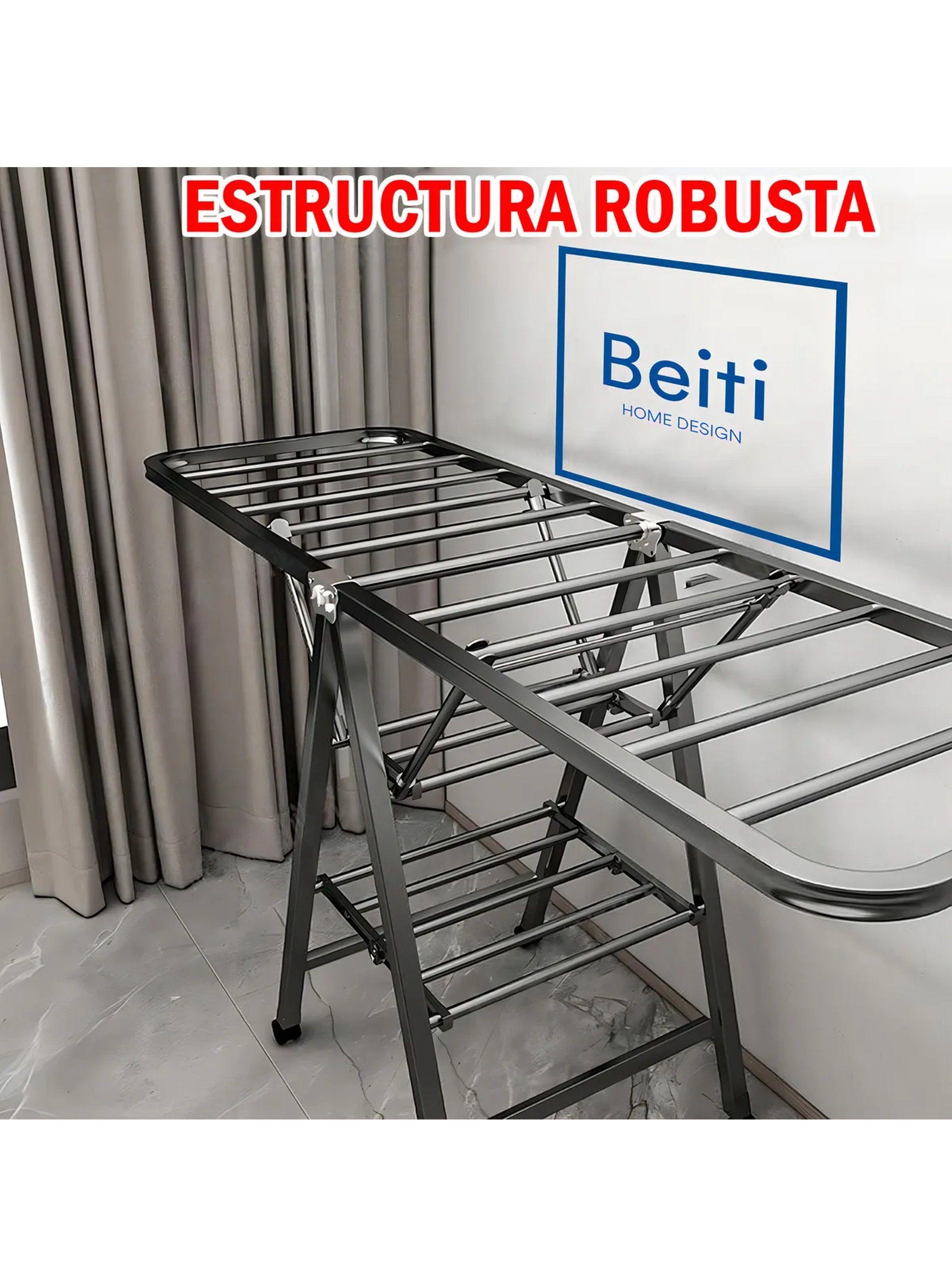 Tendedero de Acero al Carbono Plegable Ajustable 7 Secciones-8