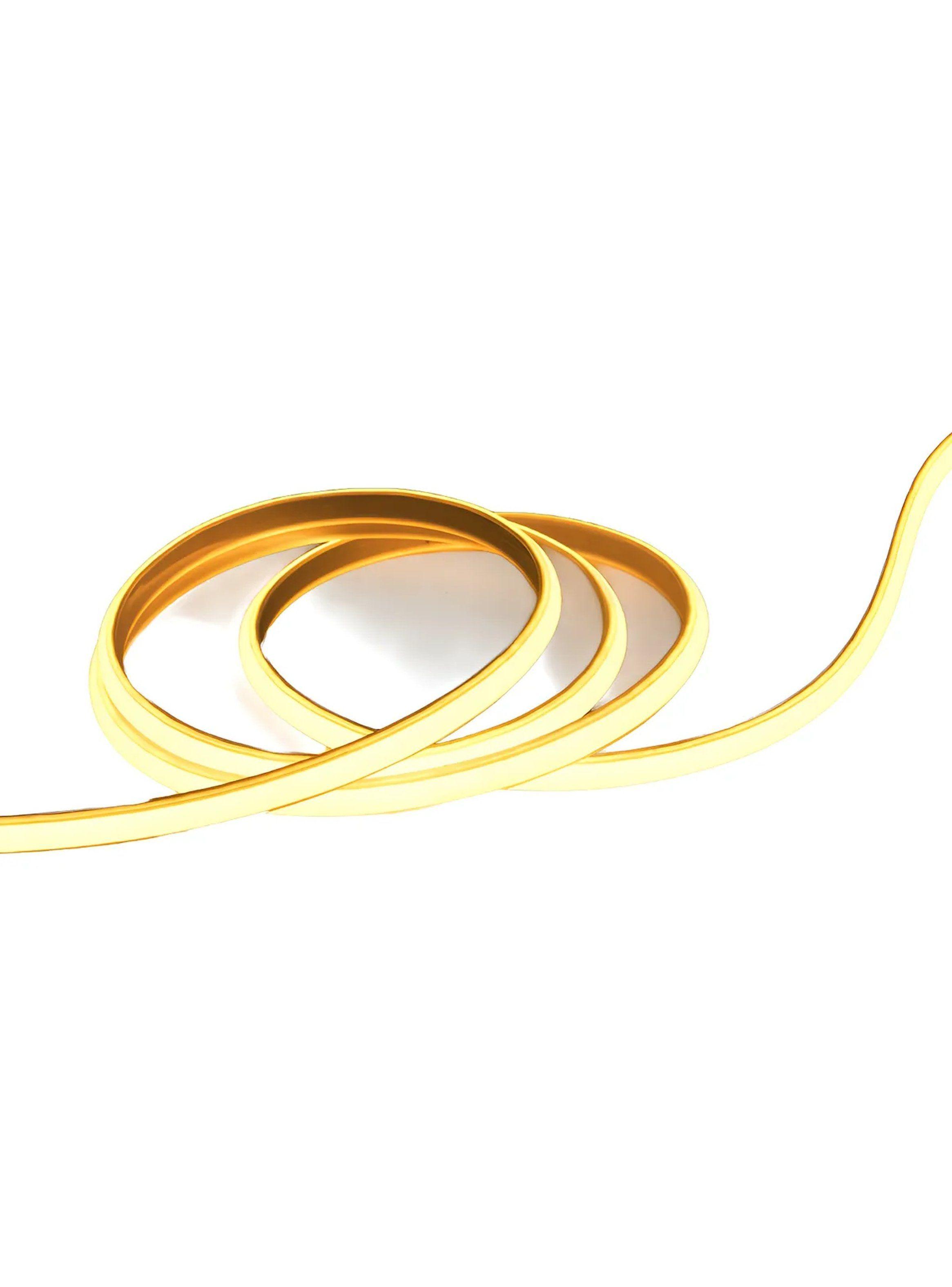 Tira de Luz LED Flexible 220V Cortable Amarilla -0