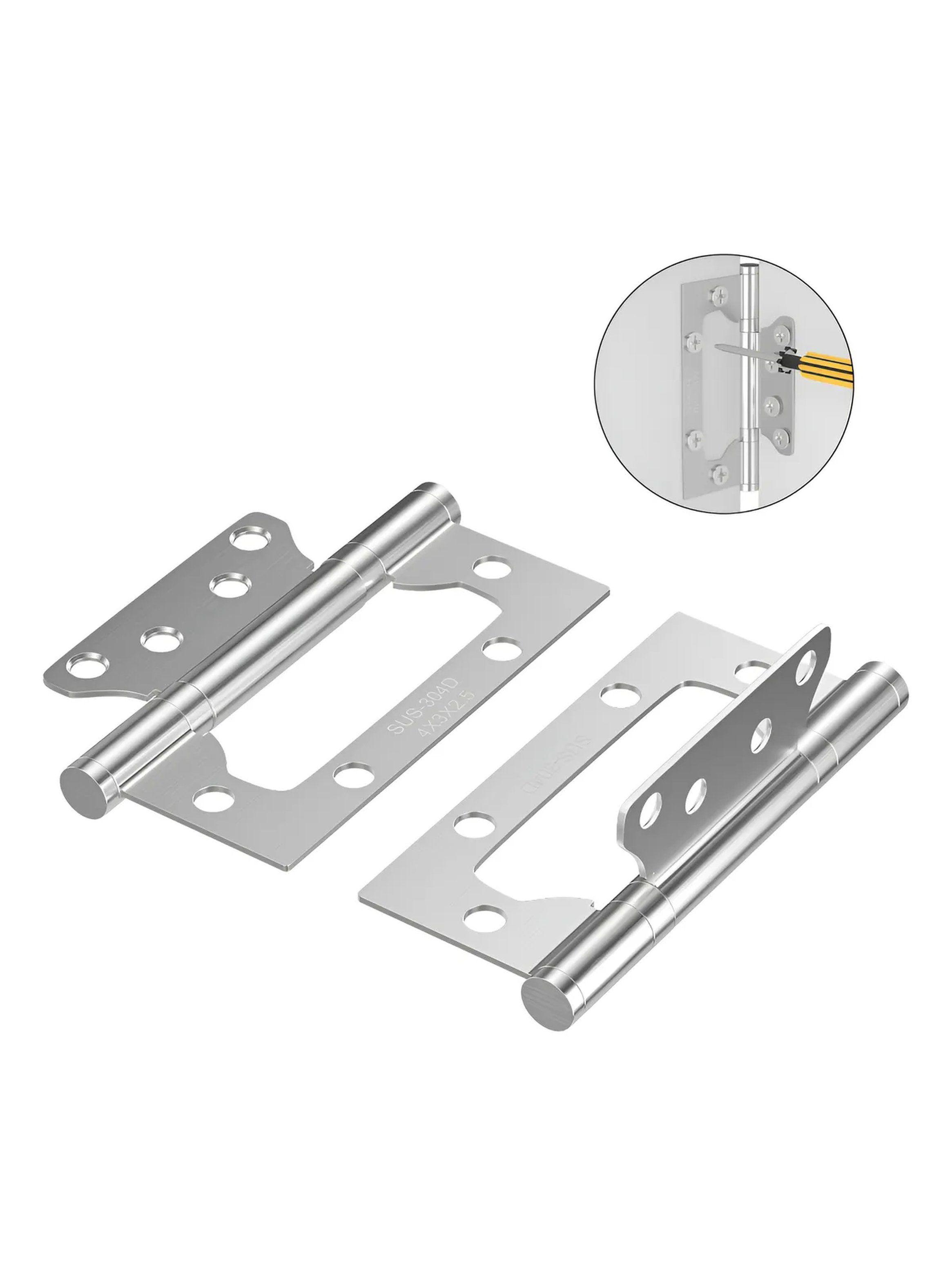 Bisagra De Puerta Resistente 20kg Acero Inoxidable Ajustable-0