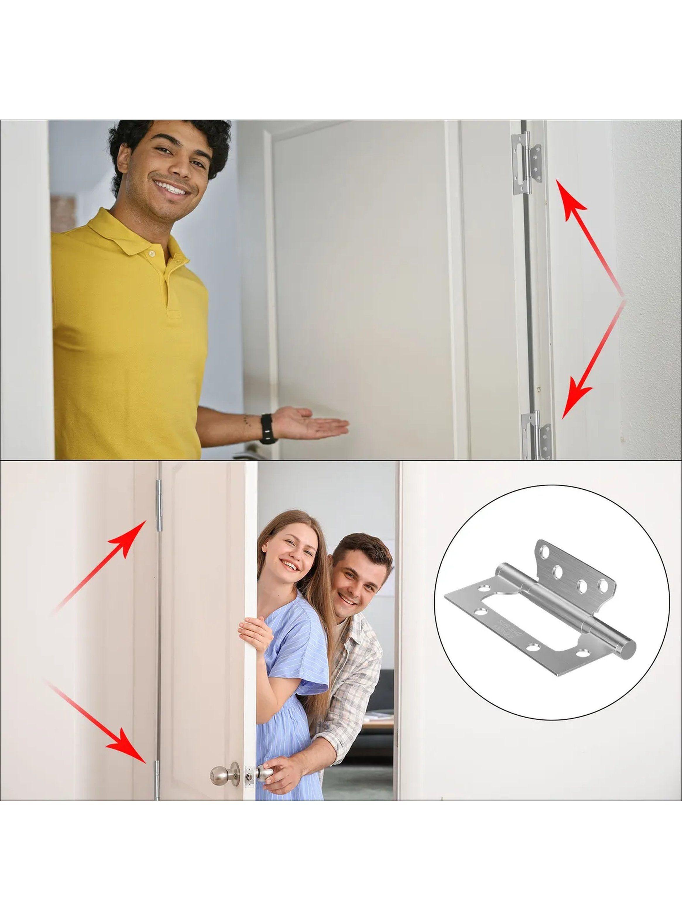 Bisagra De Puerta Resistente 20kg Acero Inoxidable Ajustable-7