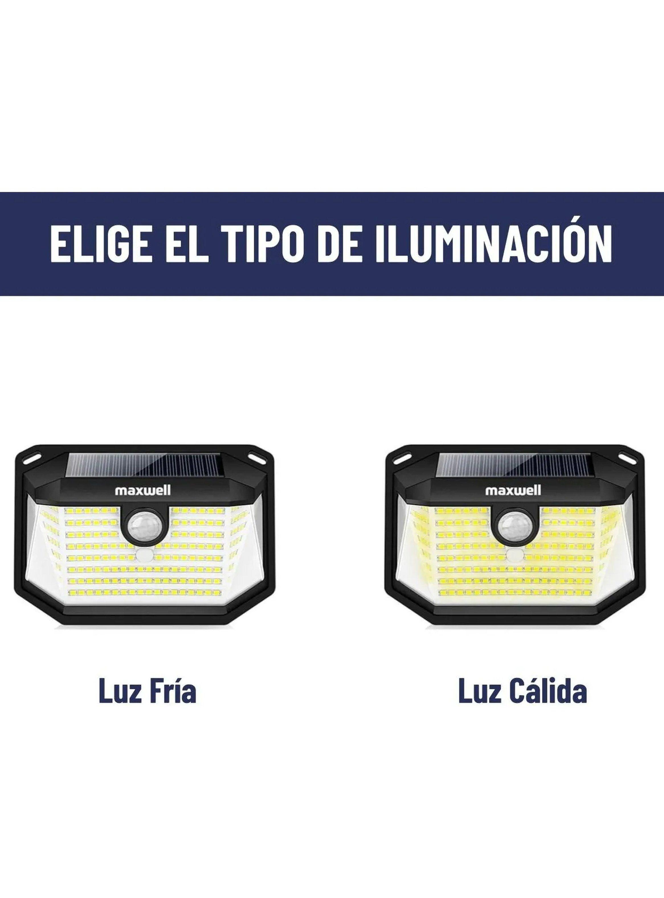 Luz Solar Exterior LED Sensor Movimiento Impermeable-6