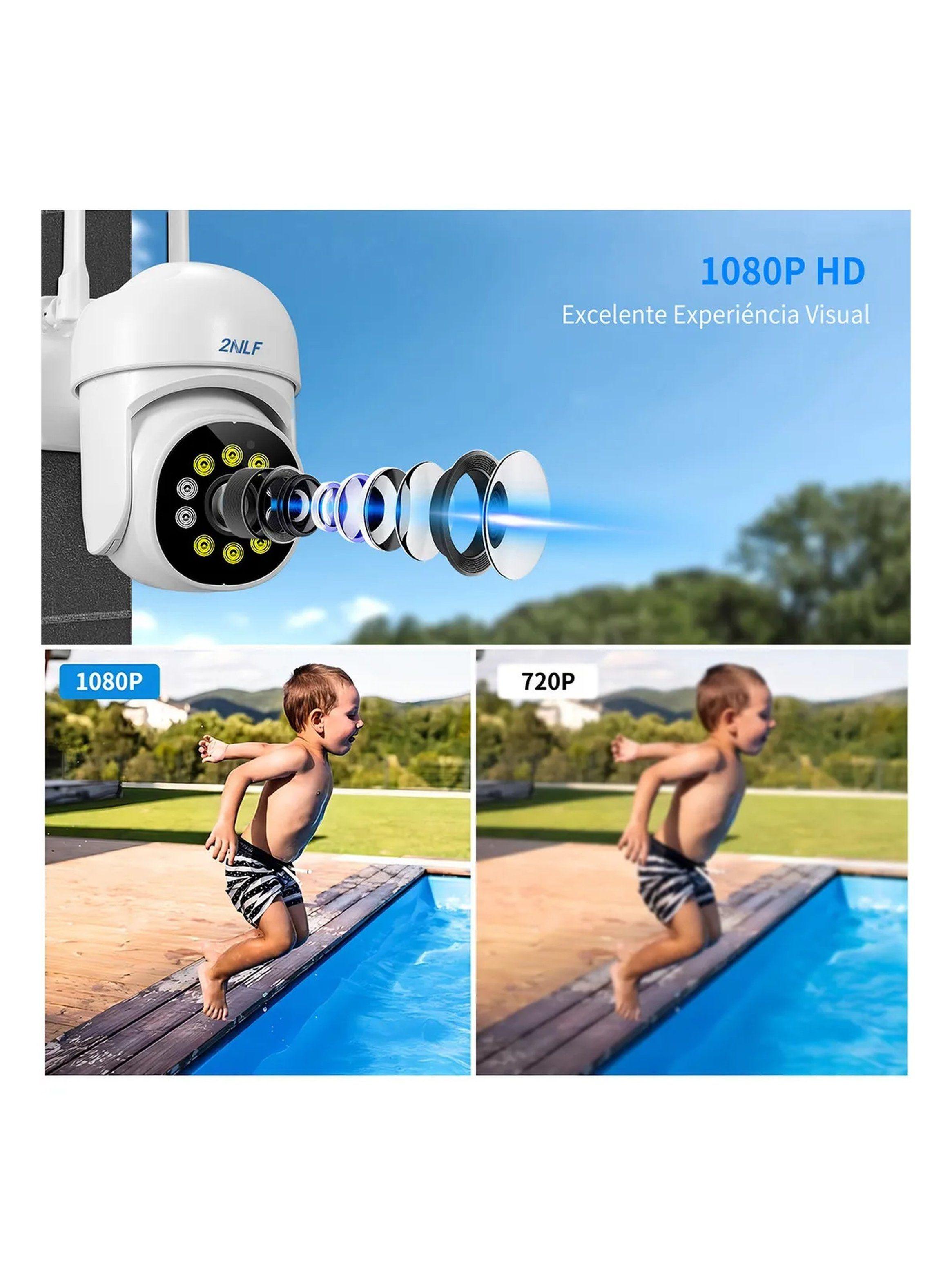 Cámara de Seguridad WiFi 5G Exterior Visión Nocturna Audio Bidireccional-3