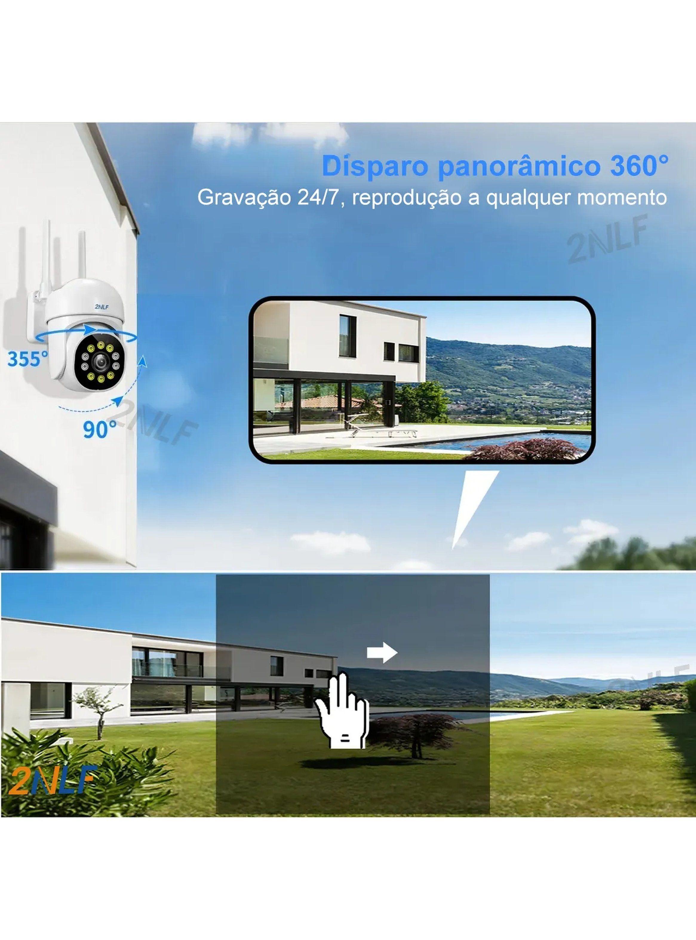 Cámara de Seguridad WiFi 5G Exterior Visión Nocturna Audio Bidireccional-7