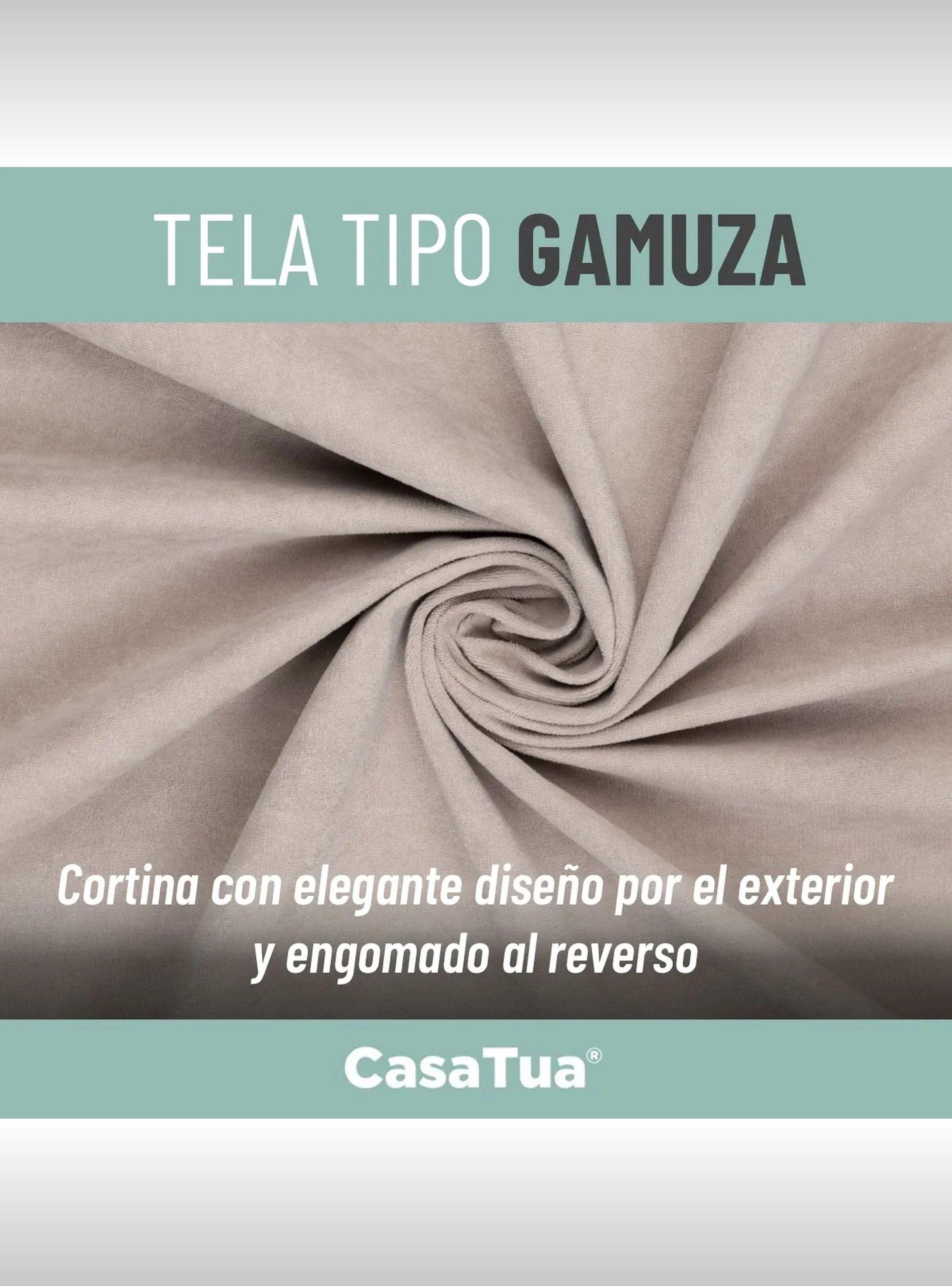 Cortinas Opacas 100% Blackout 2 Piezas 135x220 cm Beige-3