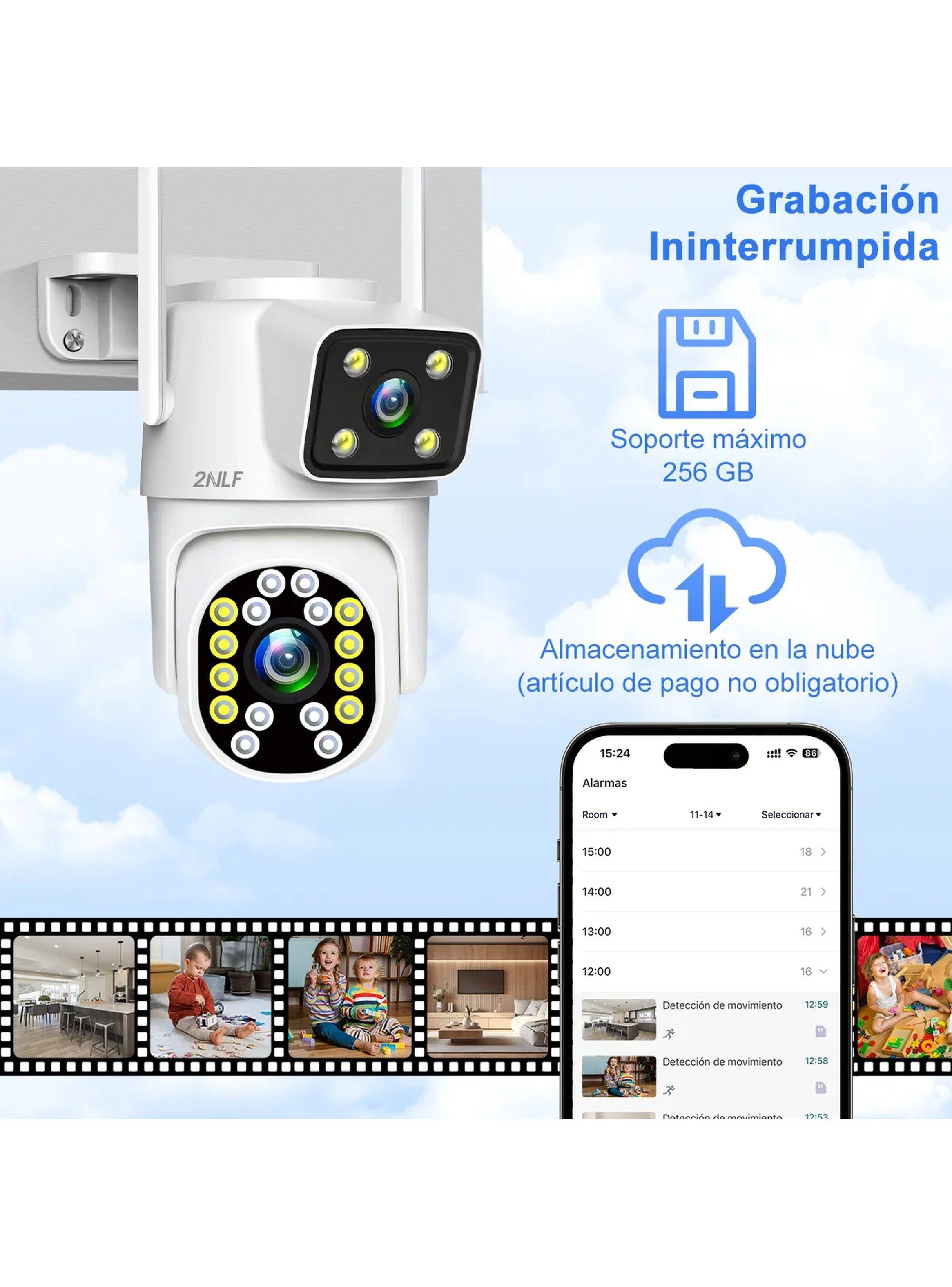 Cámara de Seguridad Exterior WiFi 5G 10MP Detección Humanoide-5