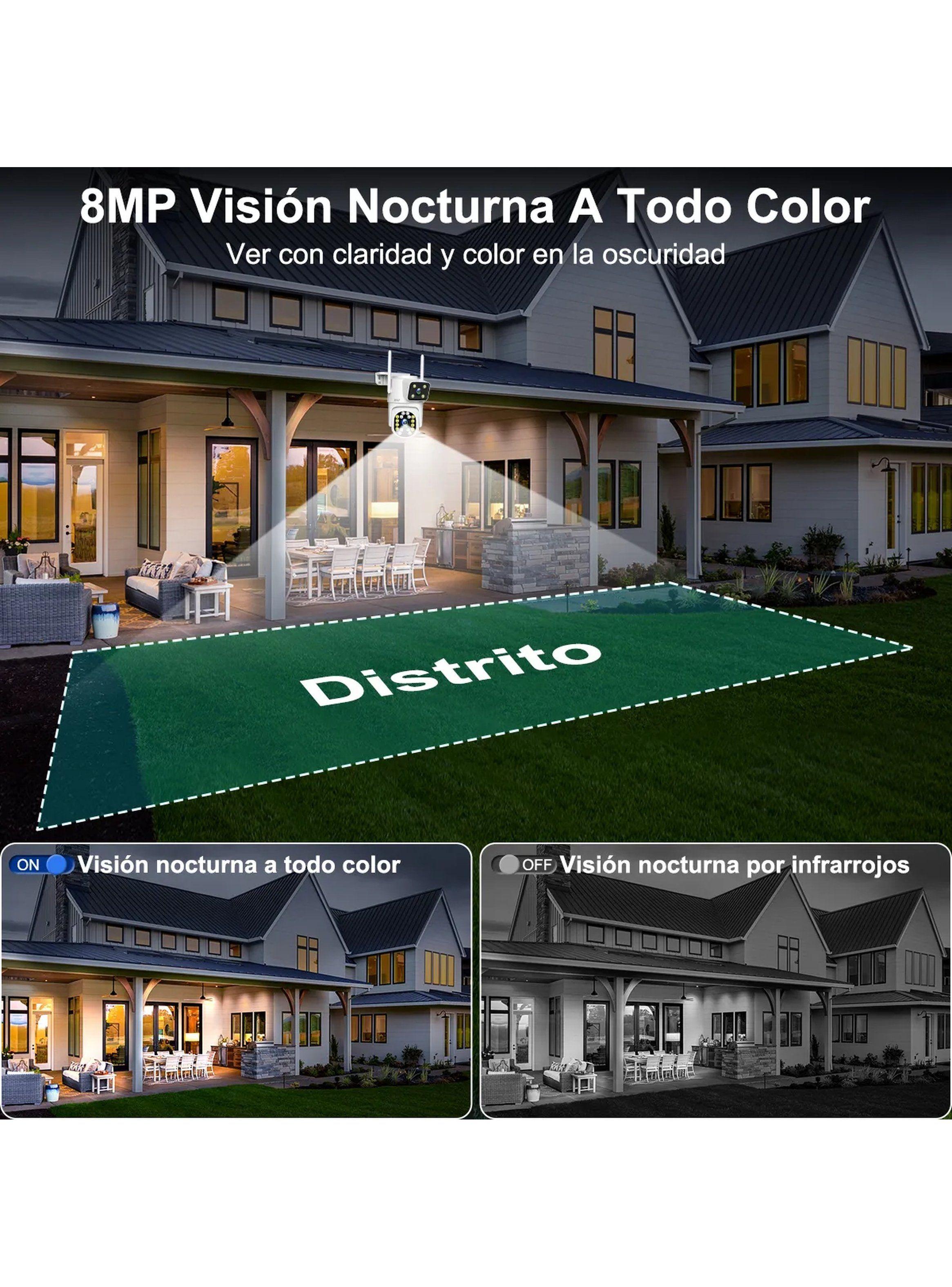 Cámara de Seguridad Exterior WiFi 5G 10MP Detección Humanoide-7