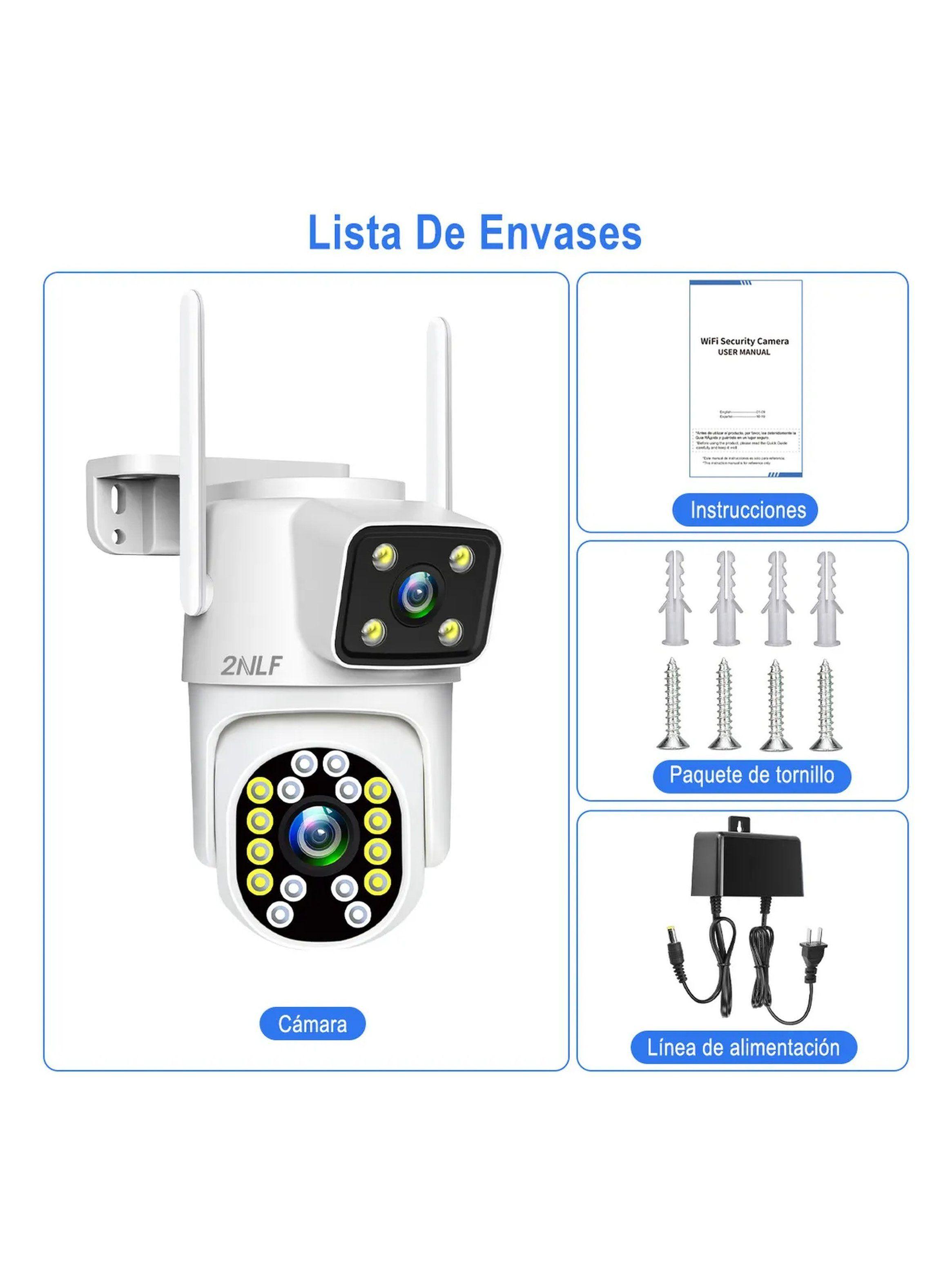 Cámara de Seguridad Exterior WiFi 5G 10MP Detección Humanoide-9