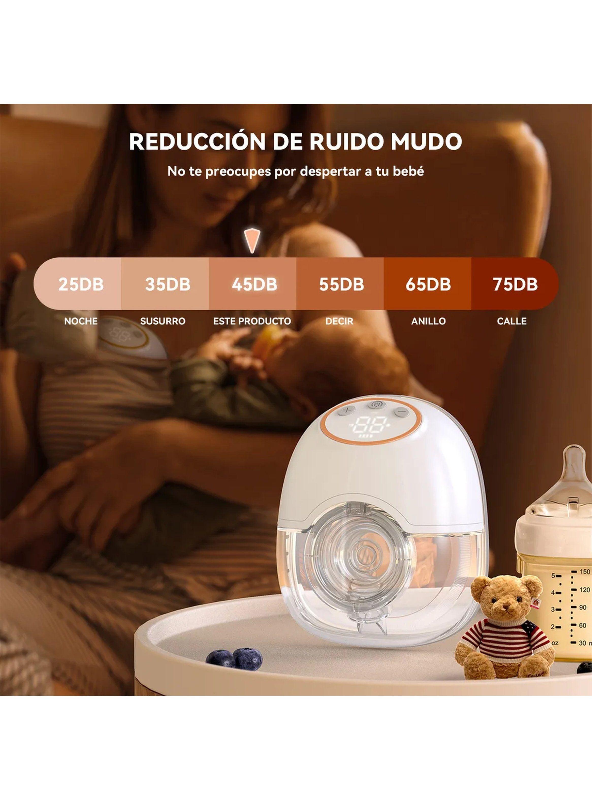 Extractor de Leche Eléctrico Pantalla LED Succión Ajustable-6